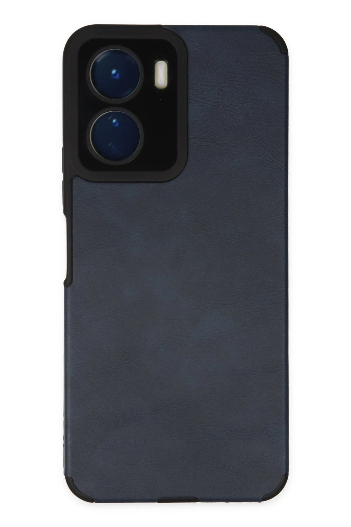NewFace Vivo Y16 Kılıf Loop Deri Silikon - Lacivert YNSMR