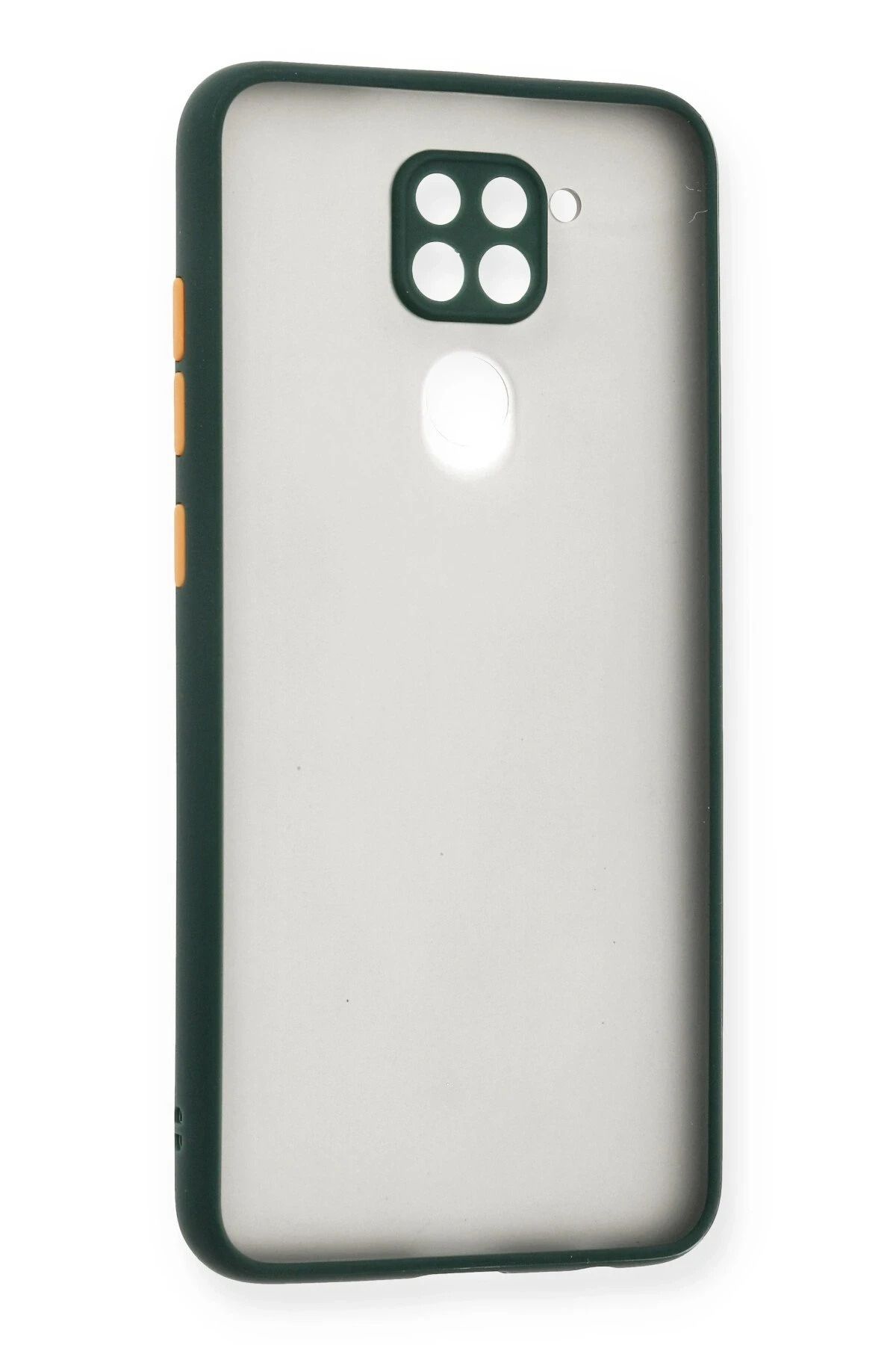 NewFace Xiaomi Redmi Note 9 Kılıf Montreal Silikon Kapak - Yeşil INSLM