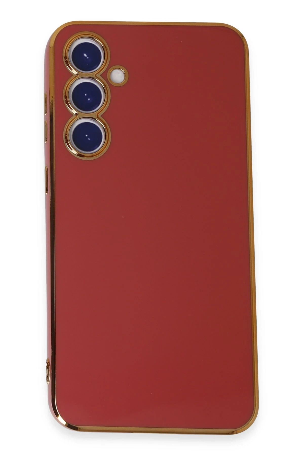 NewFace Samsung Galaxy S23 FE Kılıf Volet Silikon - Kırmızı HNZRN