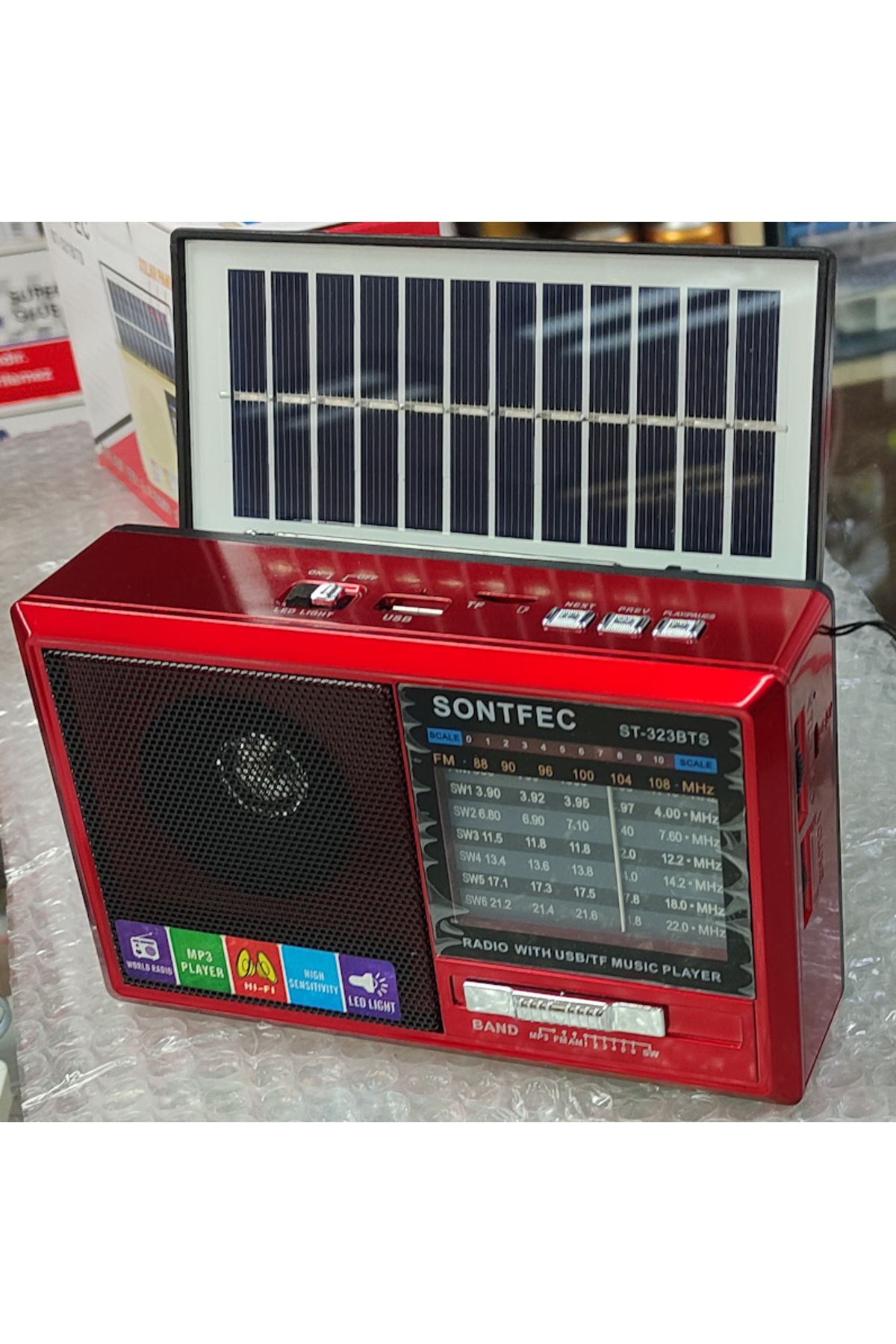 Amerikan Pazarı sontfec solar panel radio