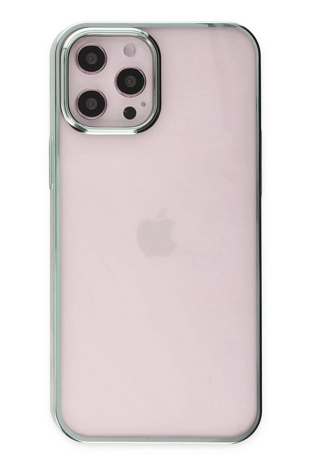 NewFace iPhone 12 Pro Max Kılıf Element Silikon - Yeşil FERRG