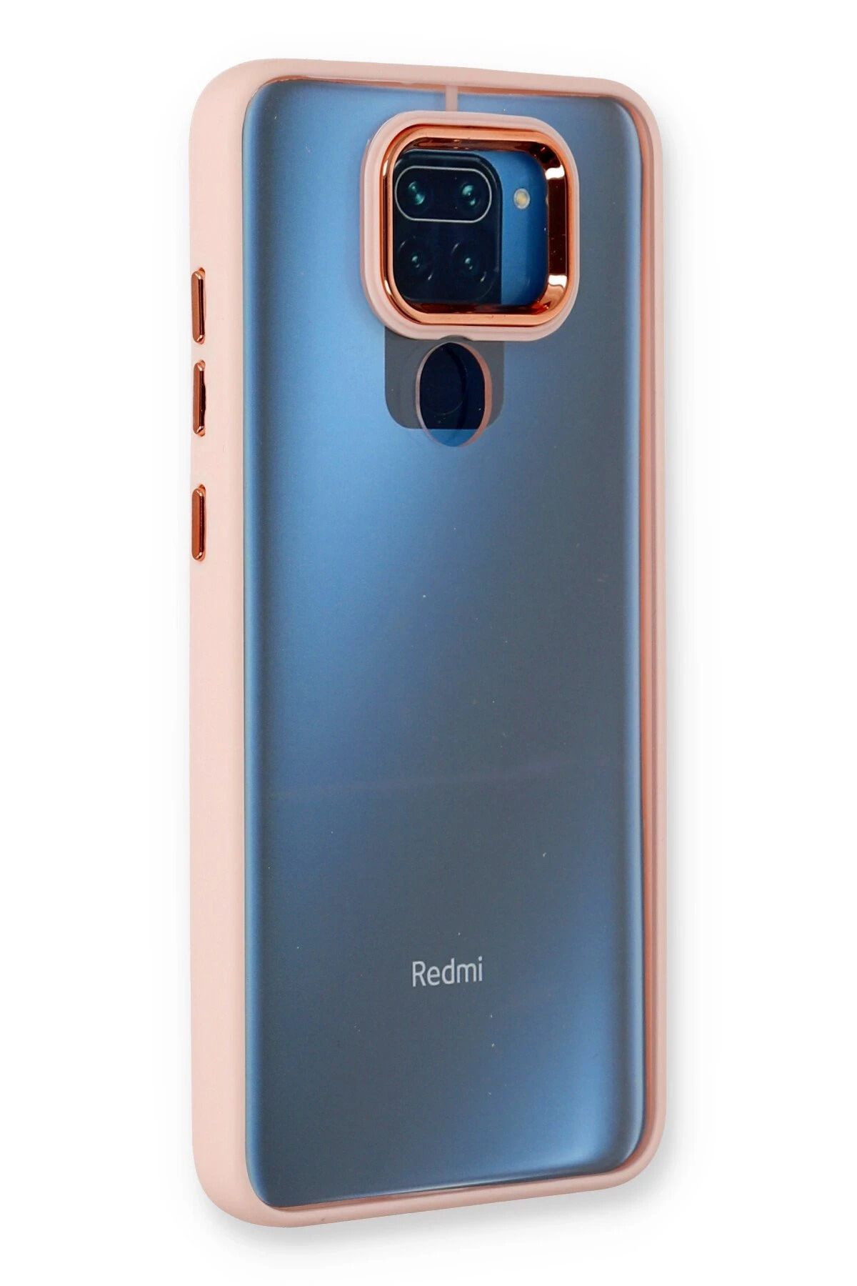 NewFace Xiaomi Redmi Note 9 Kılıf Dora Kapak - Pudra LZWDR