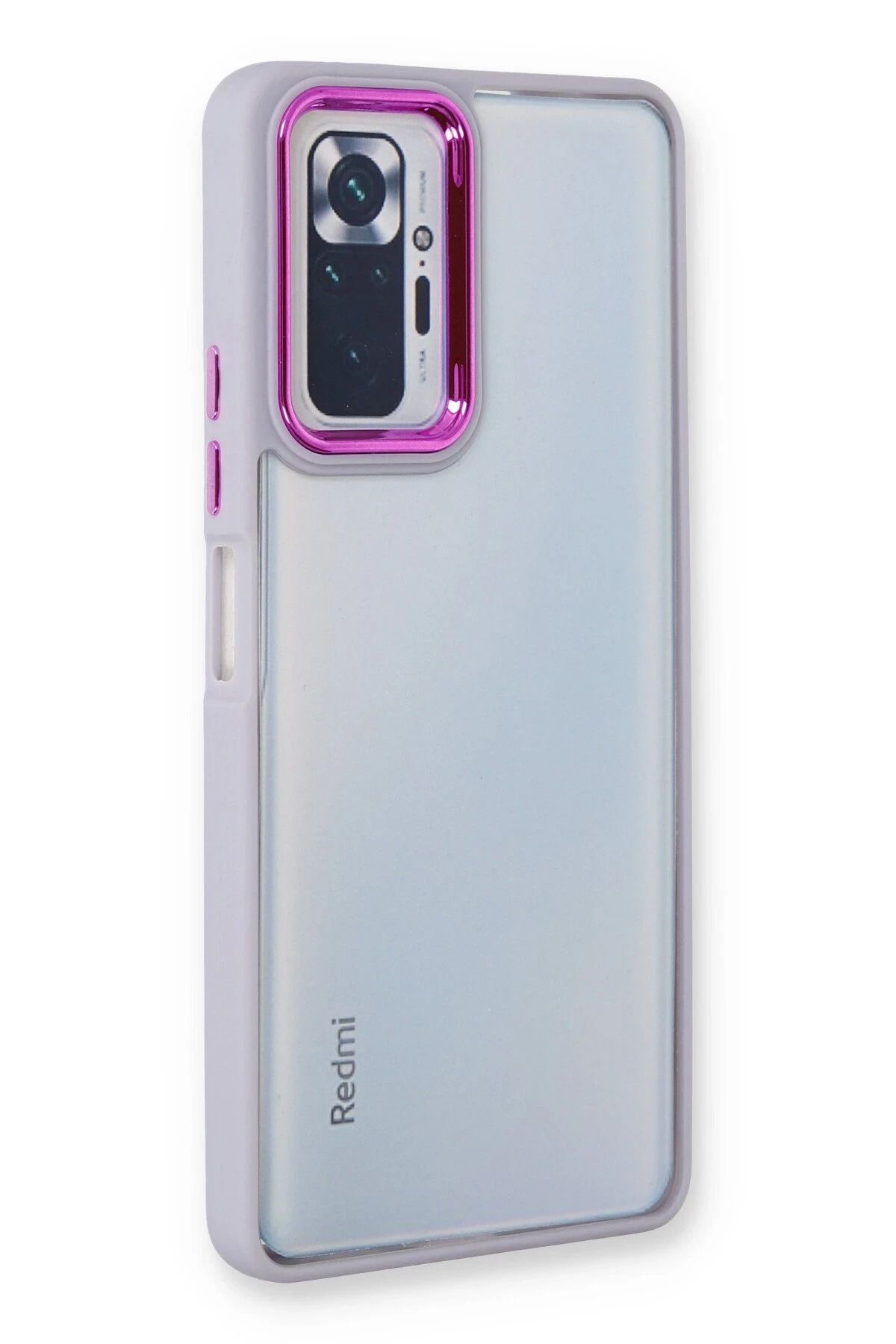 NewFace Xiaomi Redmi Note 10 Pro Kılıf Dora Kapak - Lila YNSMR