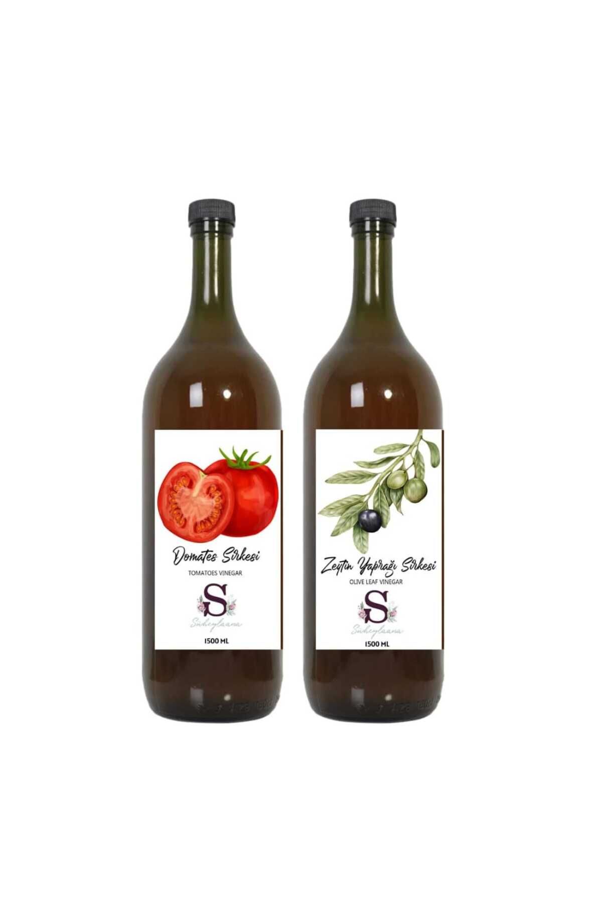 Süheylaana Doğal Domates Sirkesi 1500 Ml - Doğal Zeytin Yaprağı Sirkesi 1500 Ml