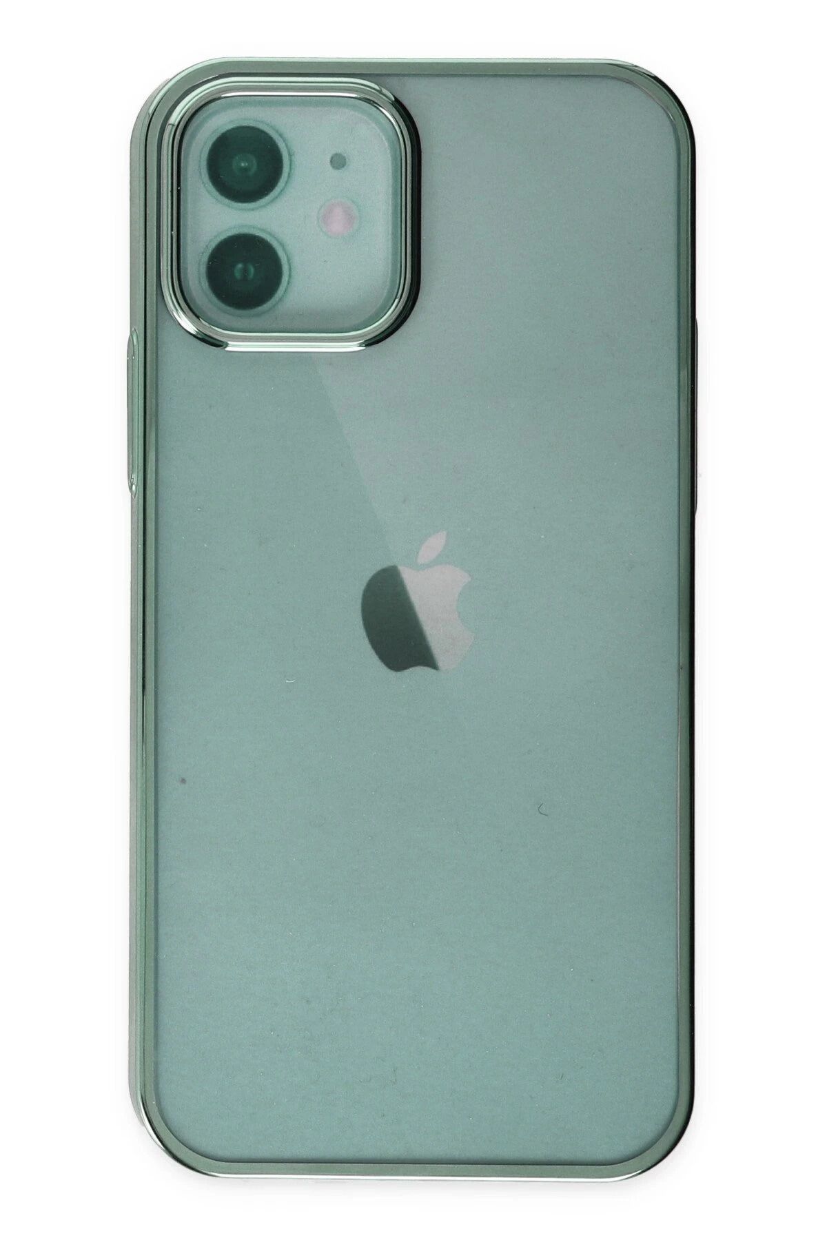 NewFace iPhone 12 Kılıf Element Silikon - Yeşil YNSMR
