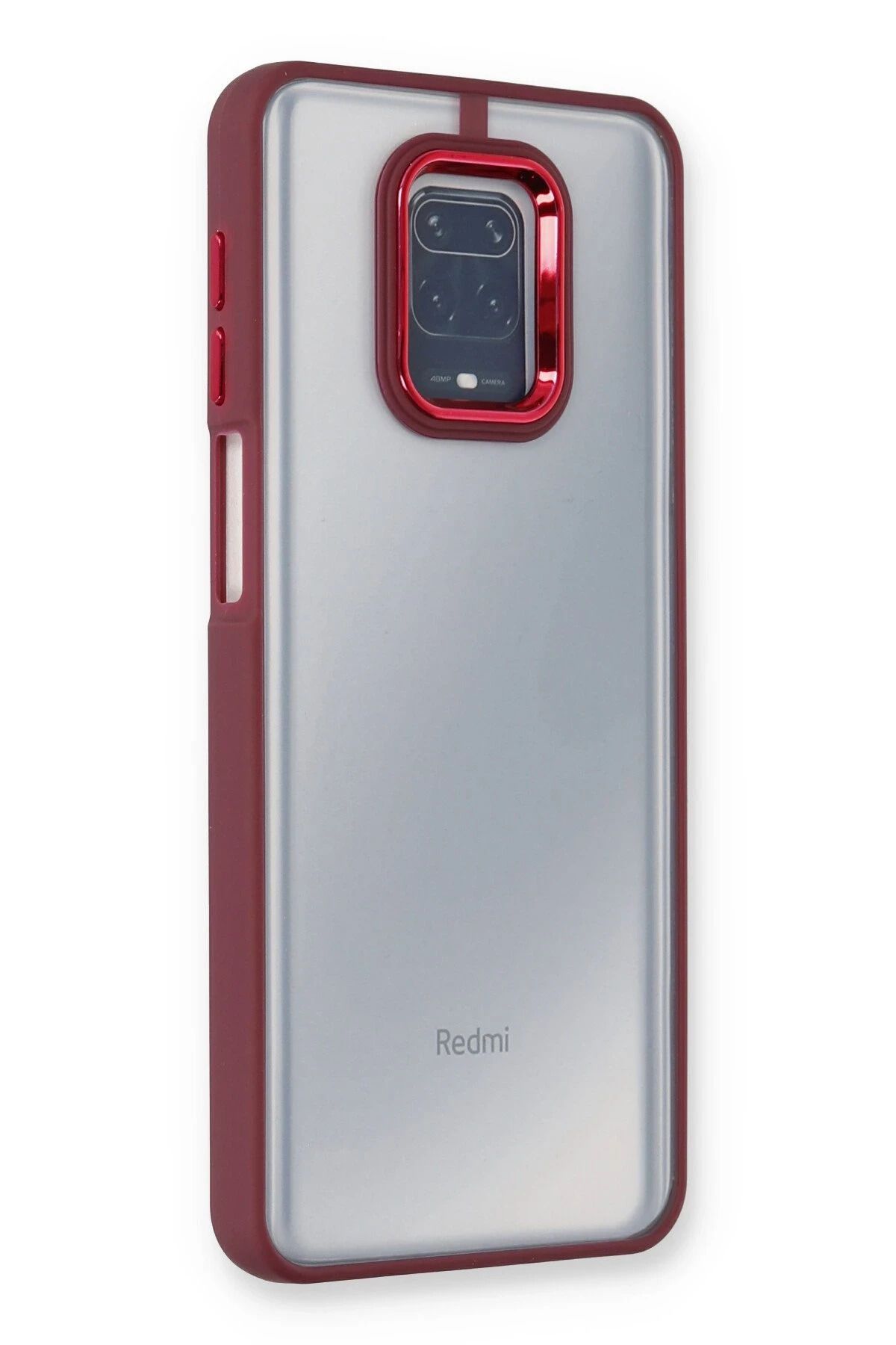 NewFace Xiaomi Redmi Note 9 Pro Kılıf Dora Kapak - Kırmızı YNSMR
