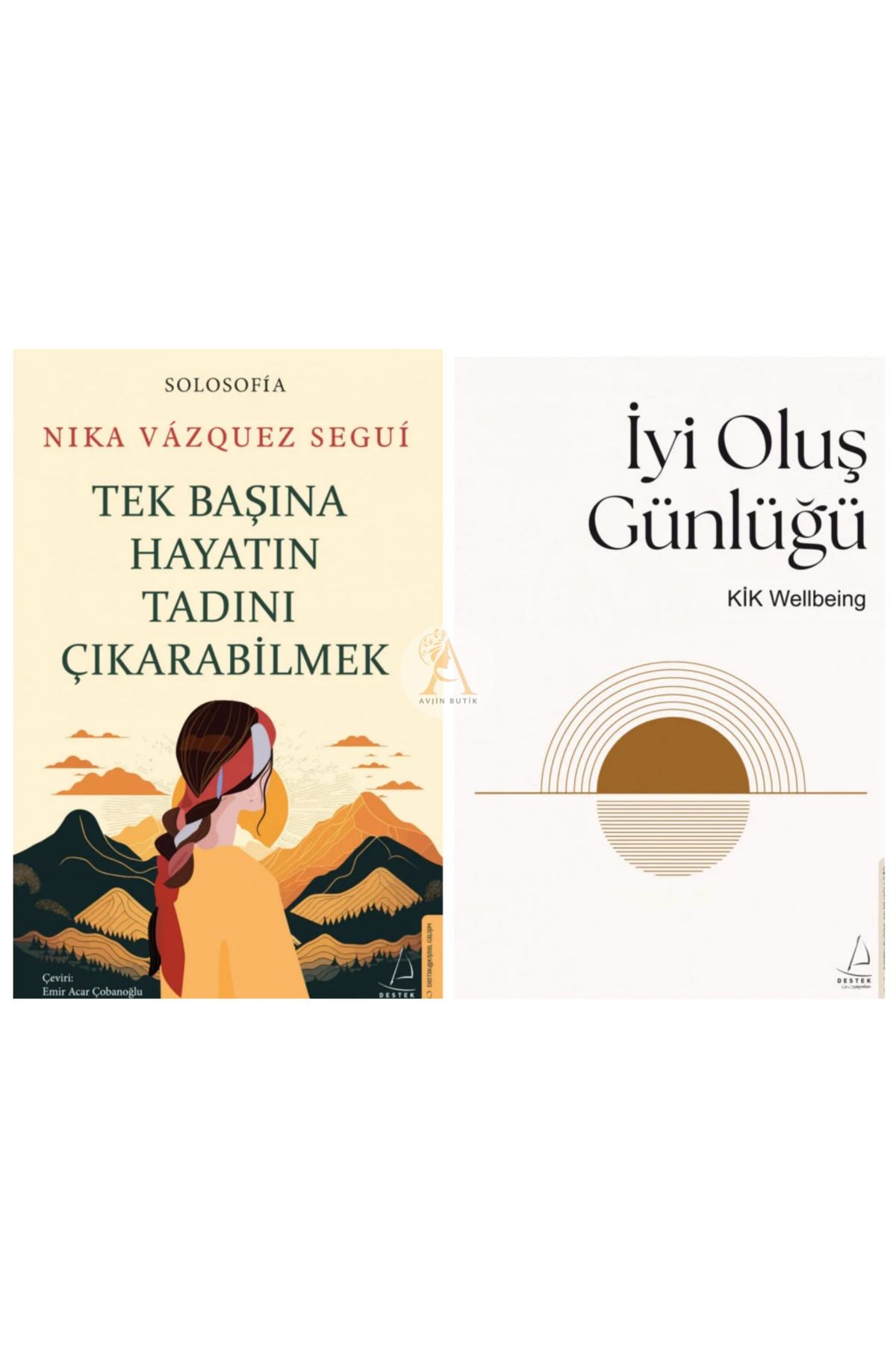 Destek Yayınları Tek Başına Hayatın Tadını Çıkarabilmek/İyi Oluş Günlüğü/Nevşah Fidan/2 Kitap Set