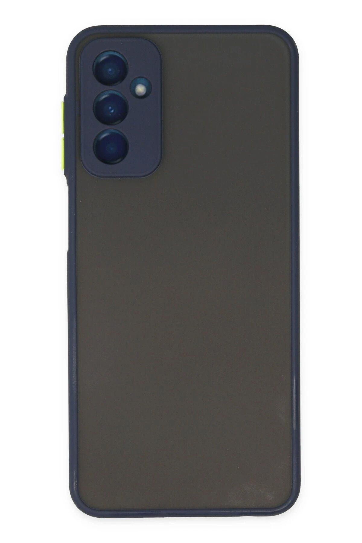 NewFace Samsung Galaxy M13 Kılıf Montreal Silikon Kapak - Lacivert HNZRN