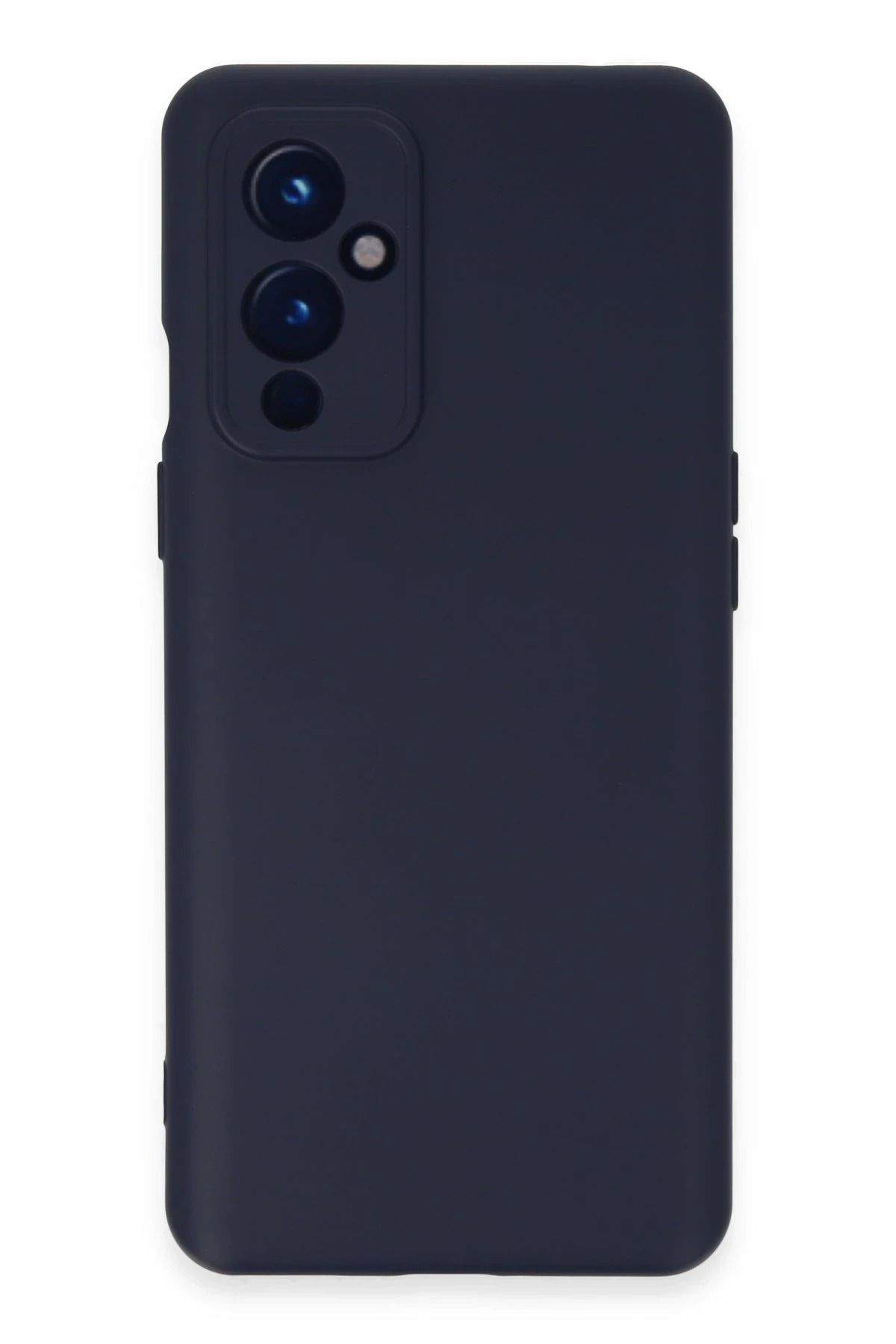 NewFace One Plus 9 uyumlu Kılıf Nano içi Kadife Silikon - Lacivert