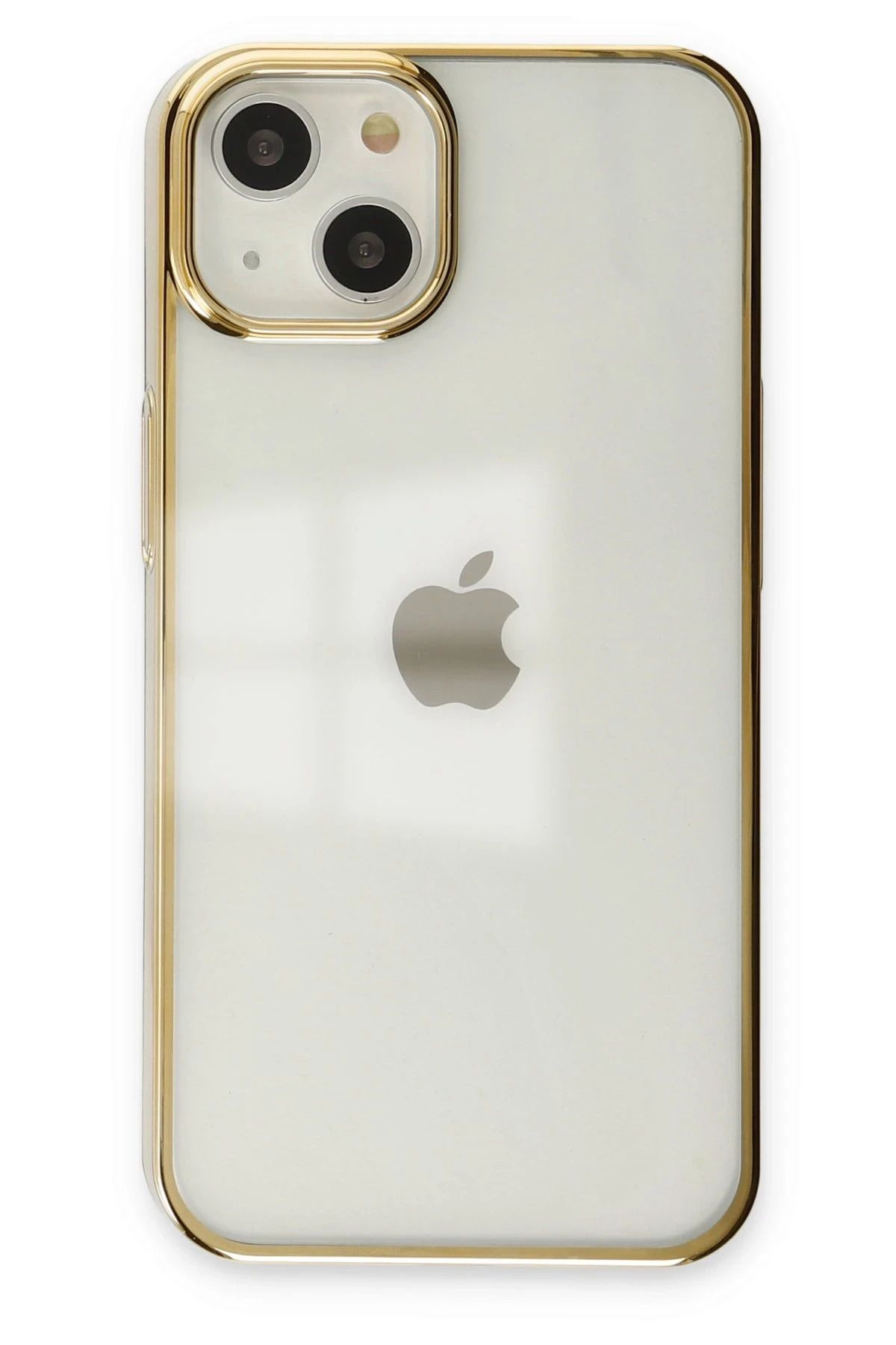 NewFace iPhone 14 Plus Kılıf Element Silikon - Gold BSTMY