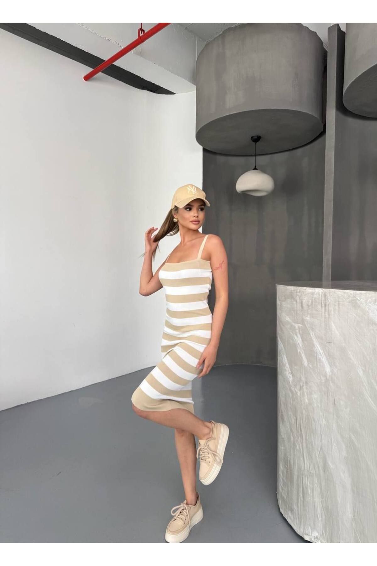 NOYA BUTİK Yeni Sezon- Slim Fit & Triko Elbise