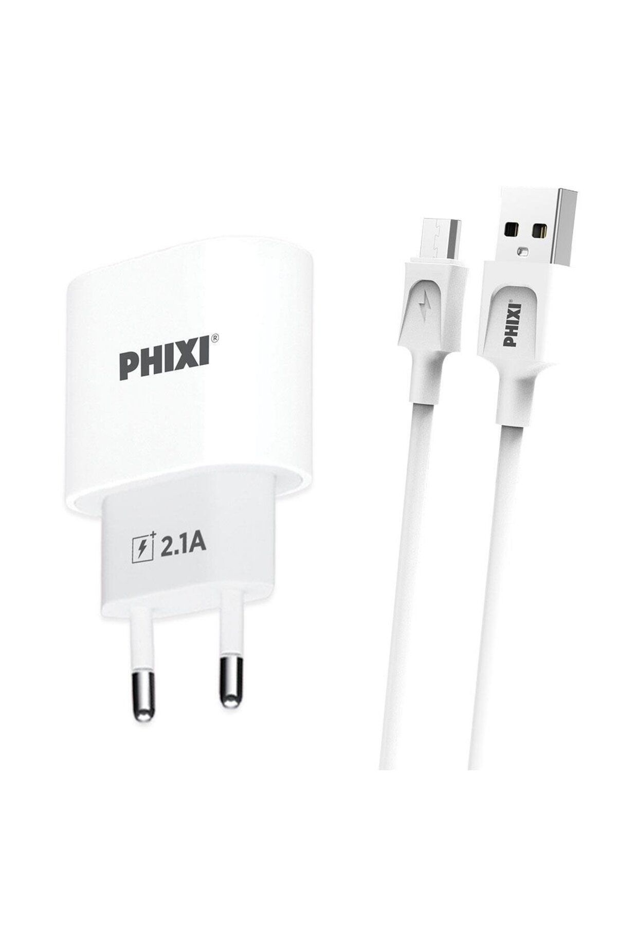 Remiuse Phixi PCH221M Force Akım Korumalı 2.1A Micro USB Kablolu Şarj Cihazı