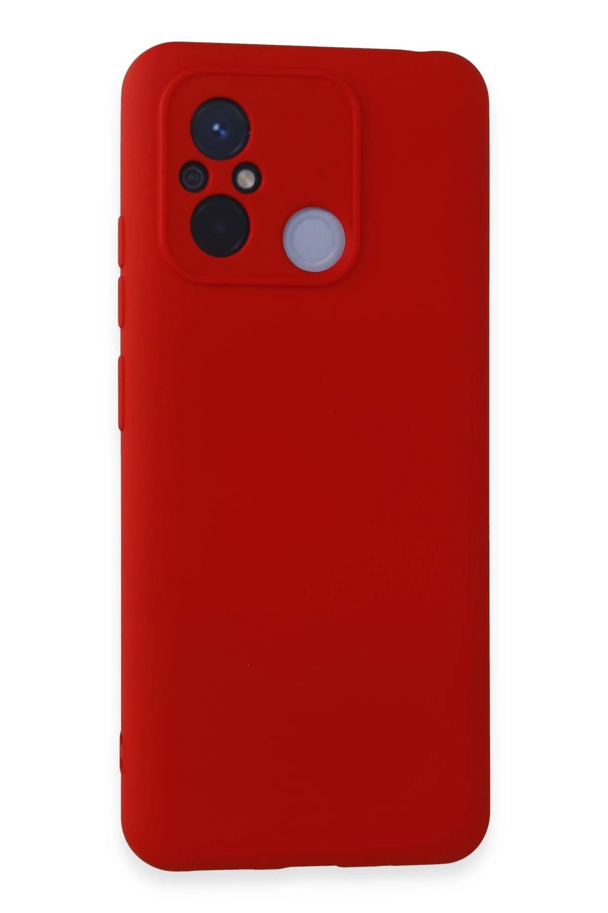 NewFace Xiaomi Redmi 12C Kılıf Nano içi Kadife Silikon - Kırmızı YNSMR