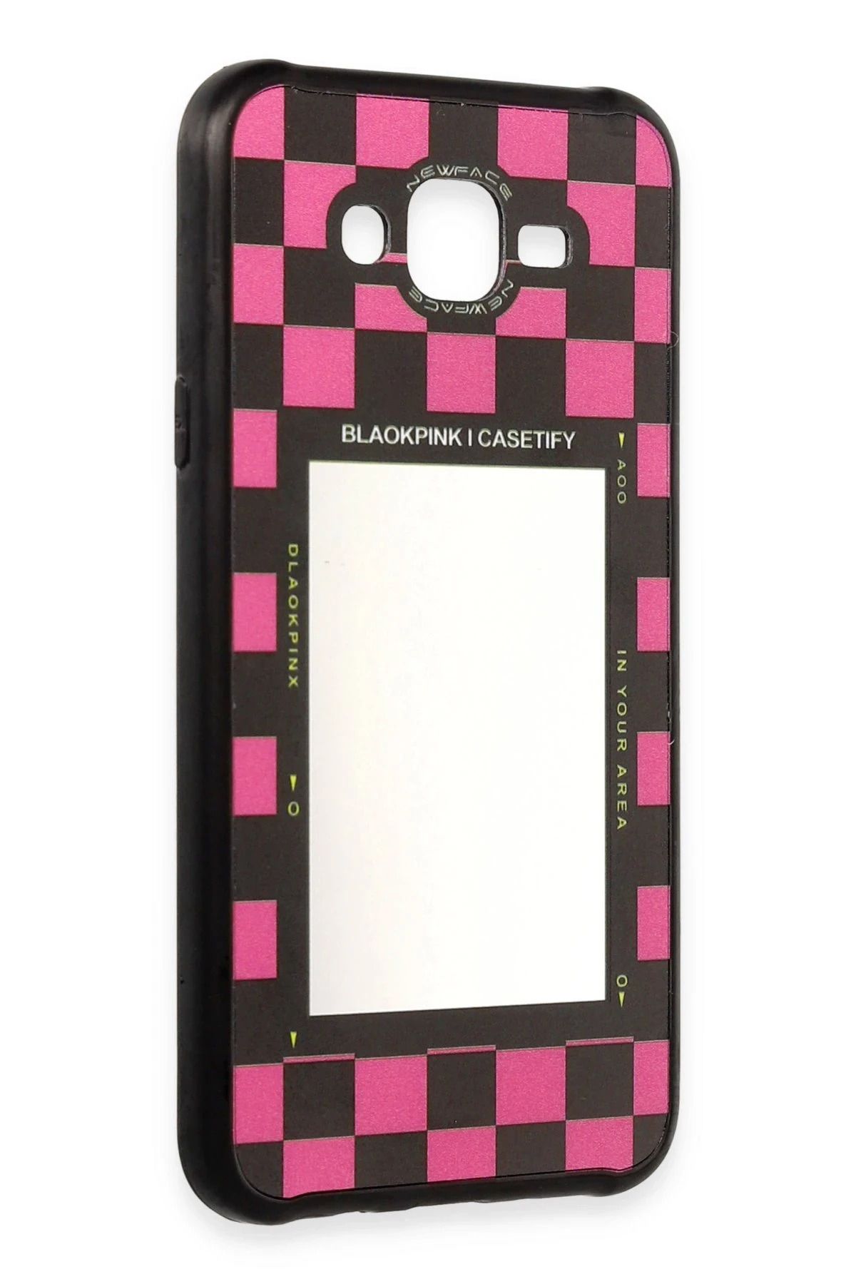 NewFace Samsung Galaxy J7 Kılıf Mirror Desenli Kapak - Mirror - 8 INSLM