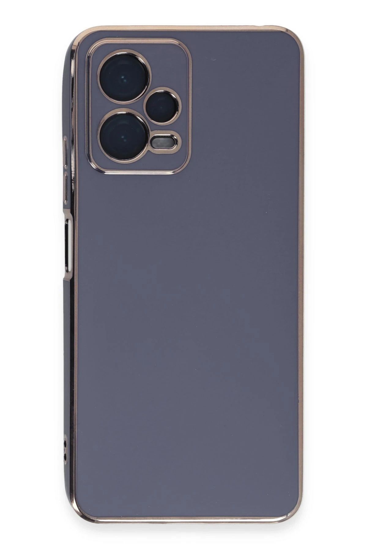 NewFace Xiaomi Redmi Note 12 Pro 5G Kılıf Volet Silikon - Mavi BSTMY