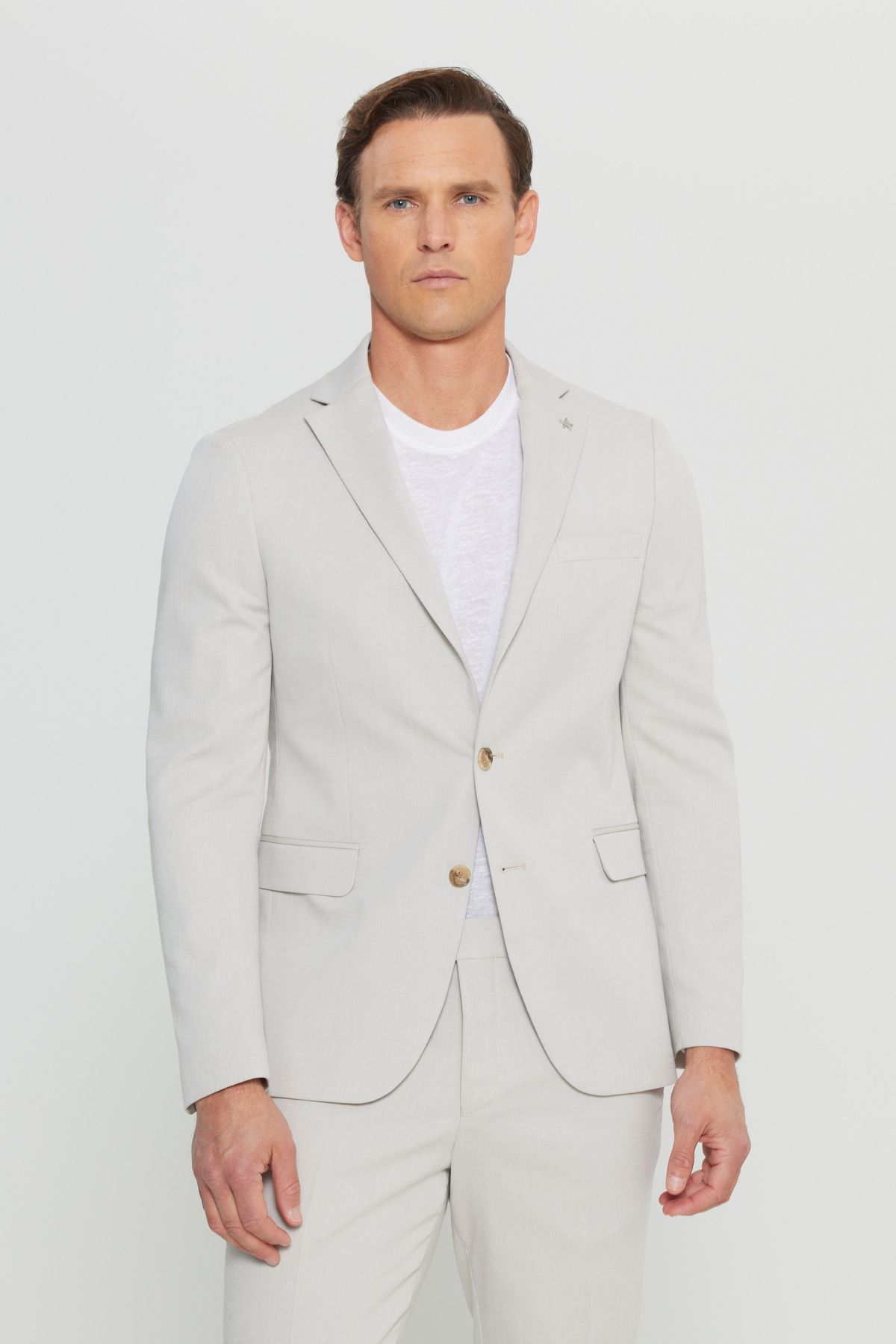 ALTINYILDIZ CLASSICS Altınyıldız ACE030252248 Bej Erkek Slim Fit Takım Elbise