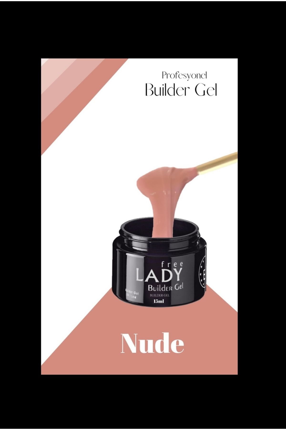 FREELADY Premium Protez Tırnak jeli Nude - 15ml Uv/led