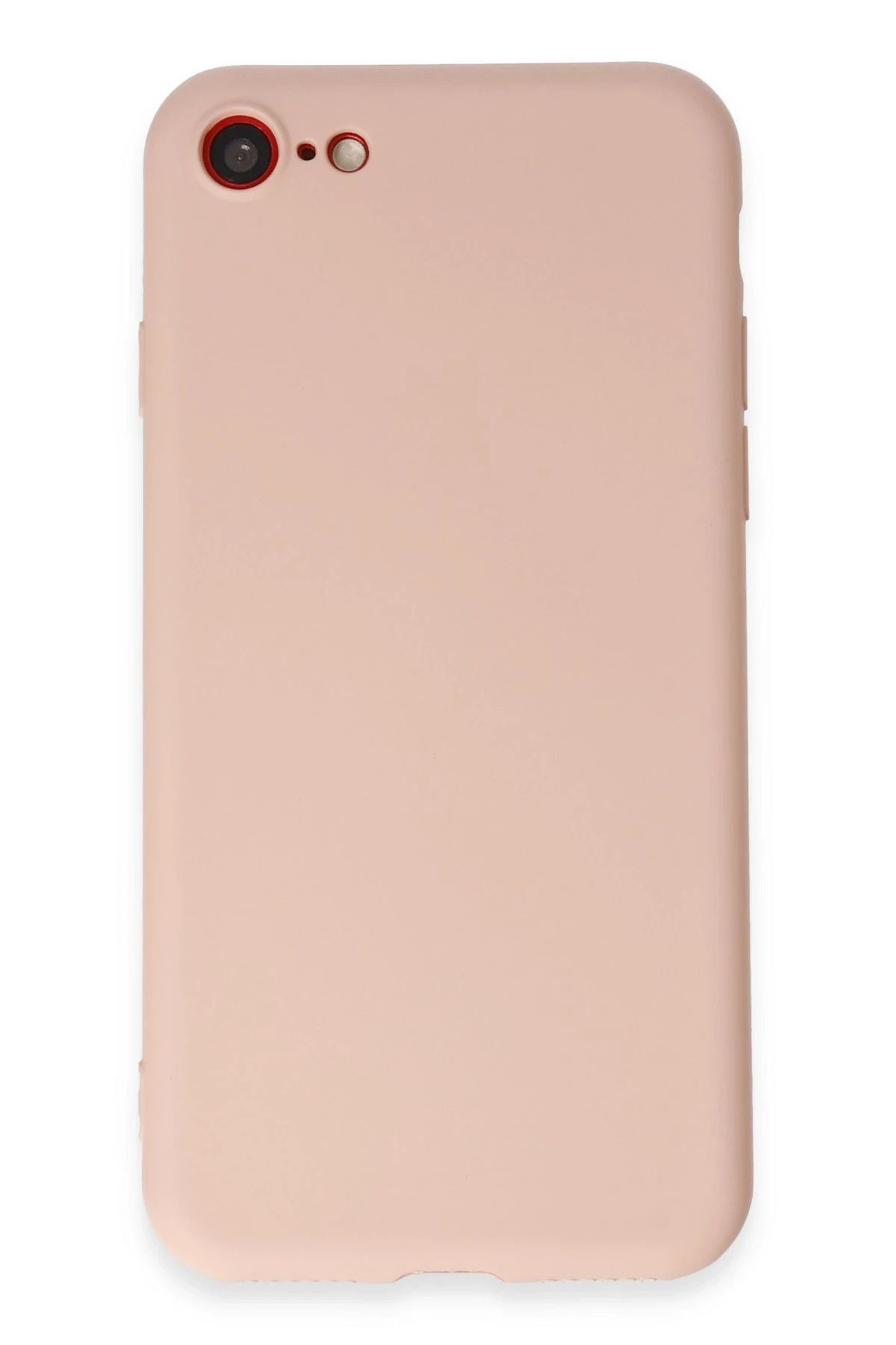NewFace iPhone 7 Kılıf First Silikon - Pudra JOJUA