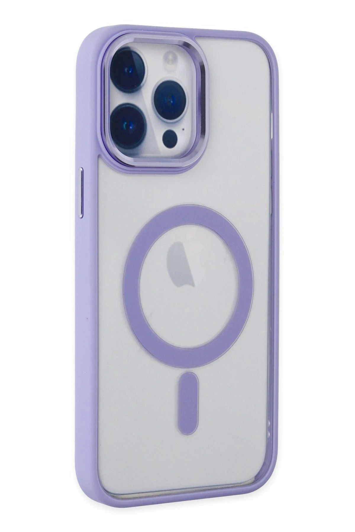 NewFace iPhone 14 Pro Kılıf Room Magneticsafe Silikon - Lila BSTMY