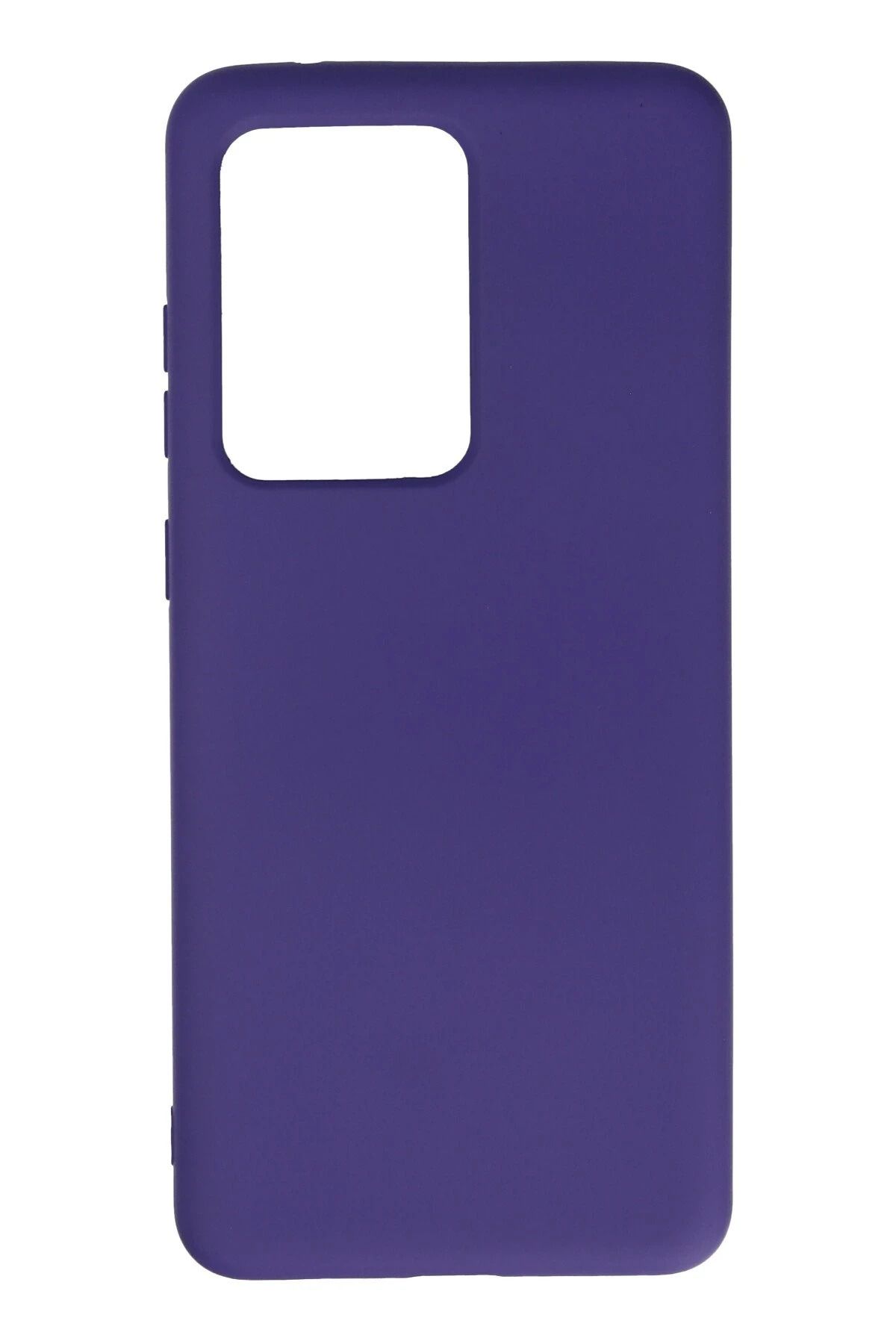 NewFace Galaxy S20 Ultra Uyumlu Kılıf Nano içi Kadife Silikon - Mor HNZRN