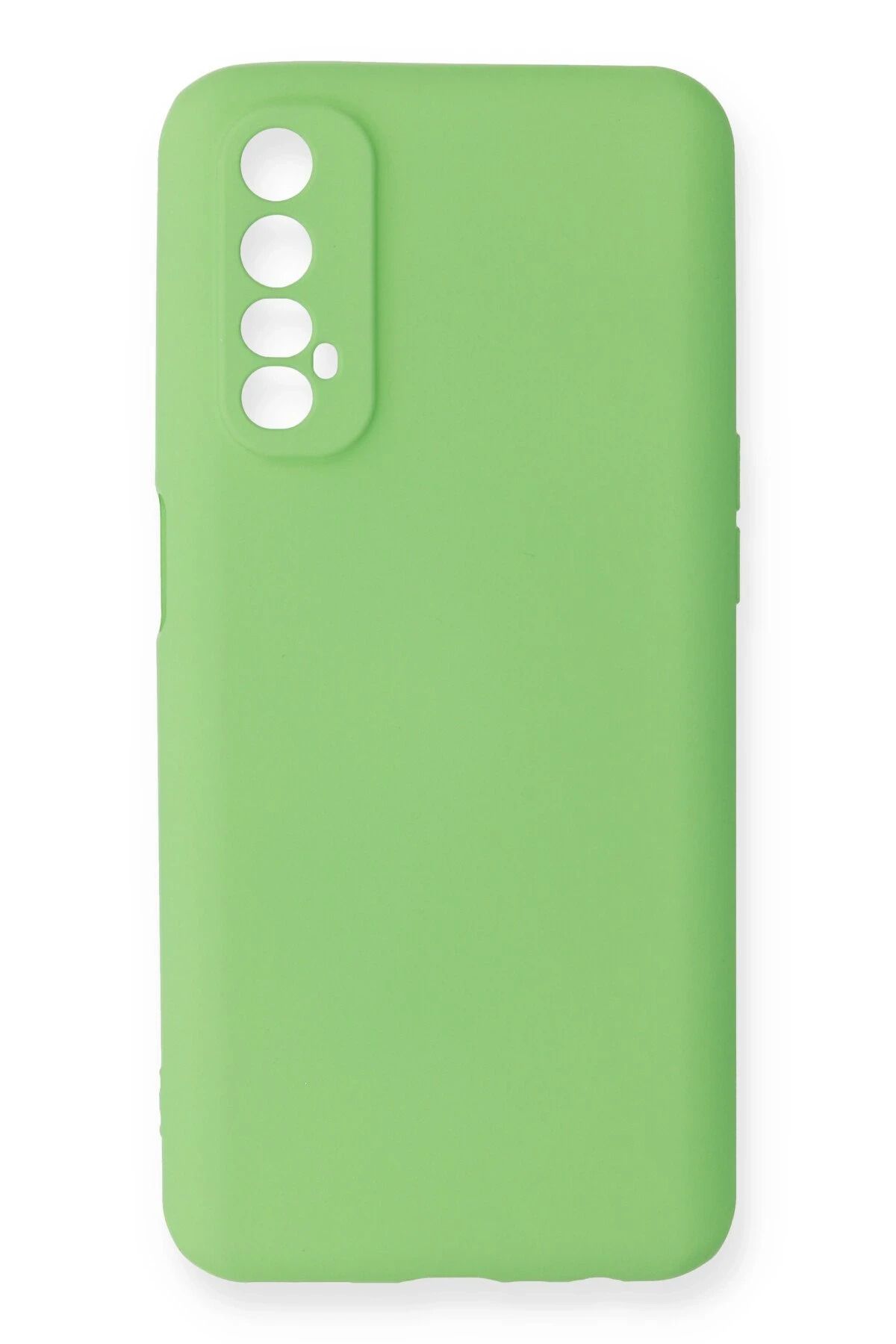 NewFace Realme 7 Kılıf First Silikon - Yeşil FERRG