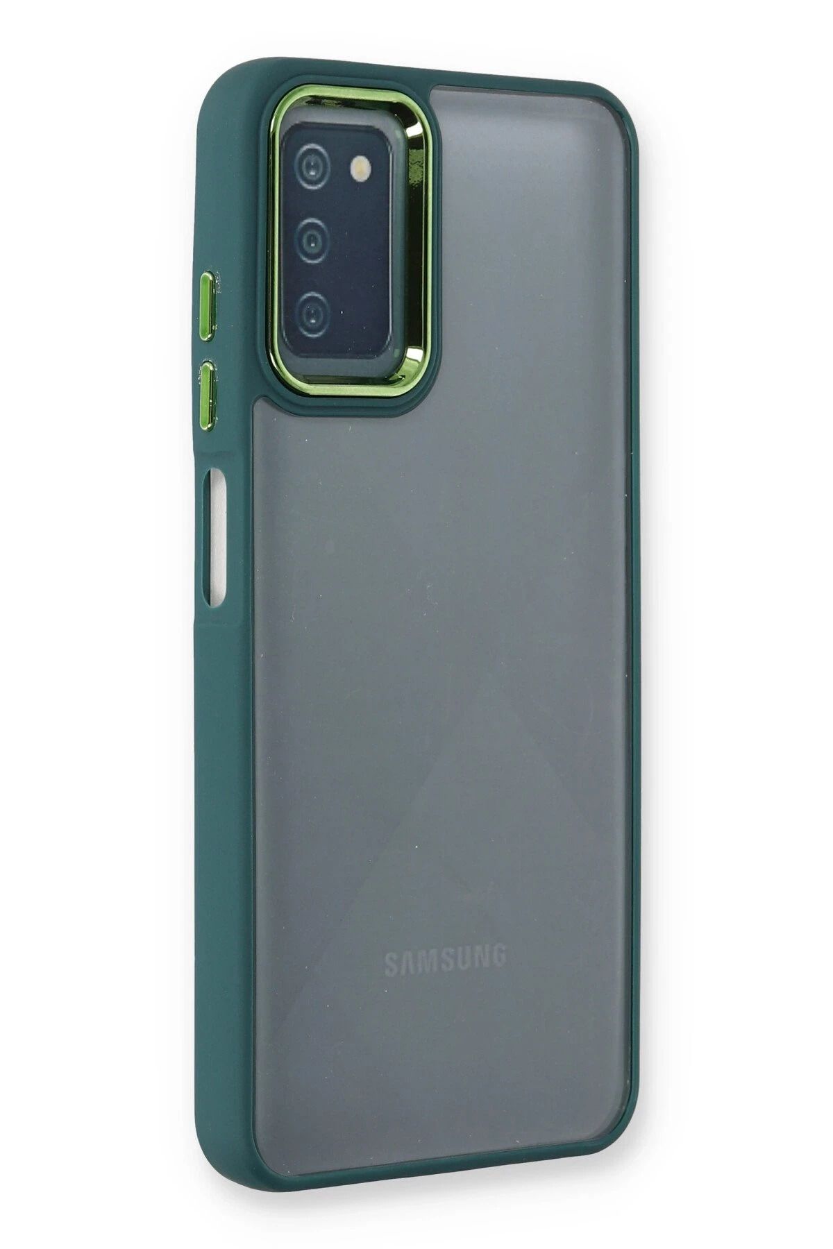 NewFace Samsung Galaxy A03S Kılıf Dora Kapak - Haki Yeşil JOJUA