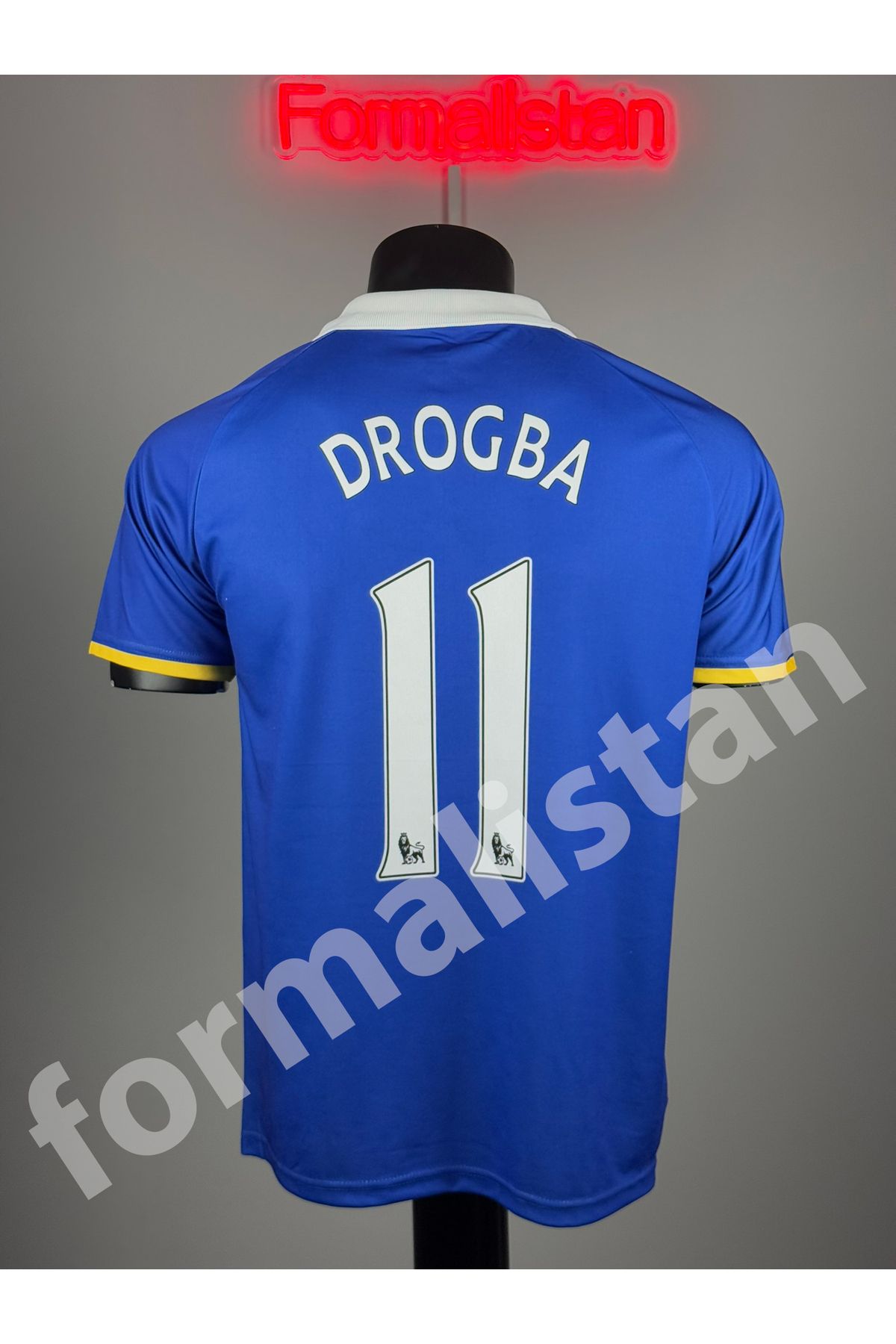 Quaxram Drogba Chêlsêa Futbol Forması - Mavi