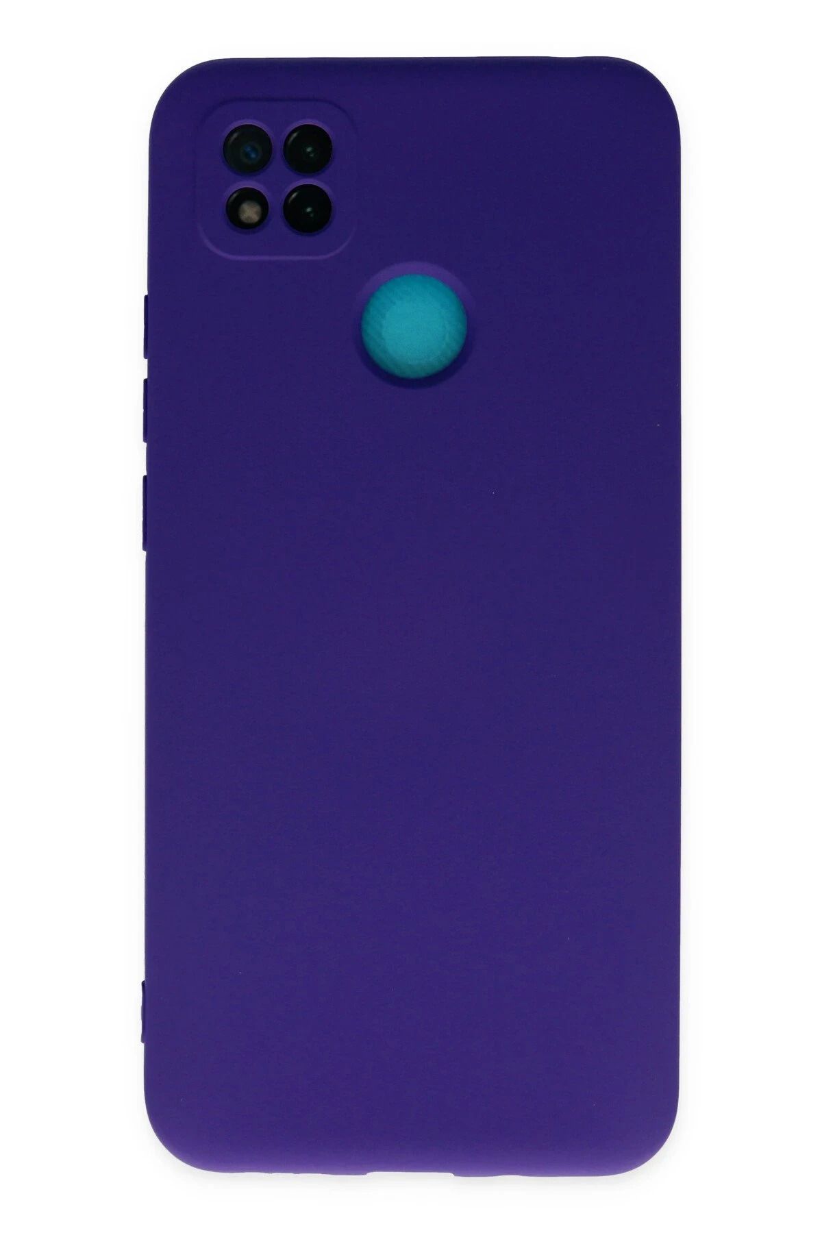NewFace Xiaomi Redmi 9C Kılıf Nano içi Kadife Silikon - Mor JOJUA