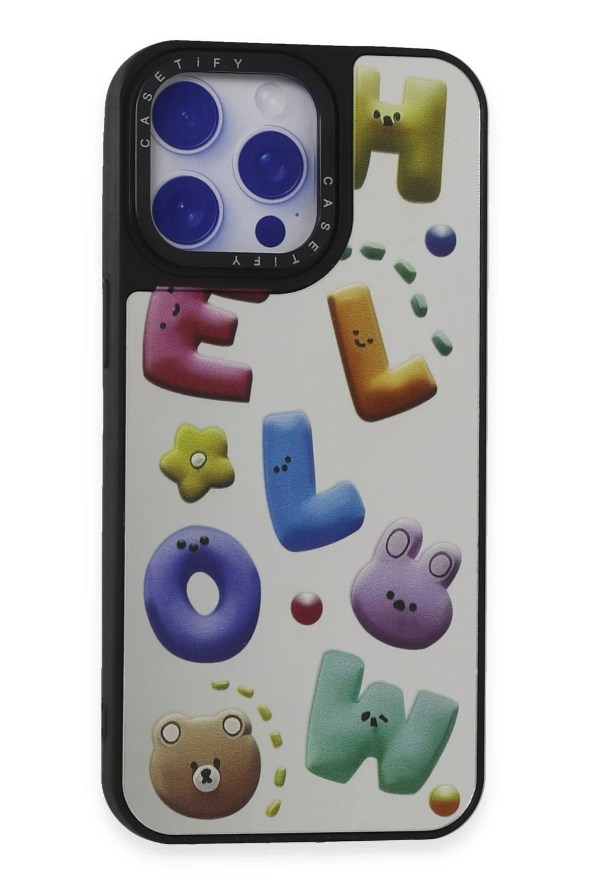 NewFace iPhone 15 Pro Max Kılıf Mirror Desenli Kapak - Mirror - 15 JOJUA