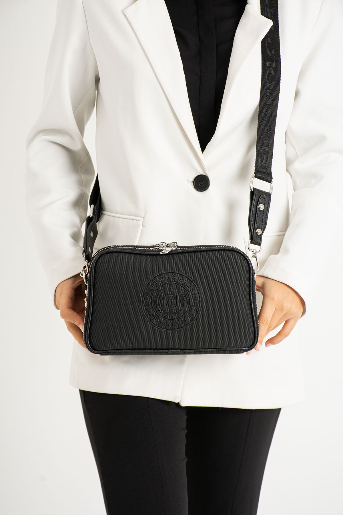 Babydoll Bag Kadın 3 Bölmeli Çapraz Askılı Çanta