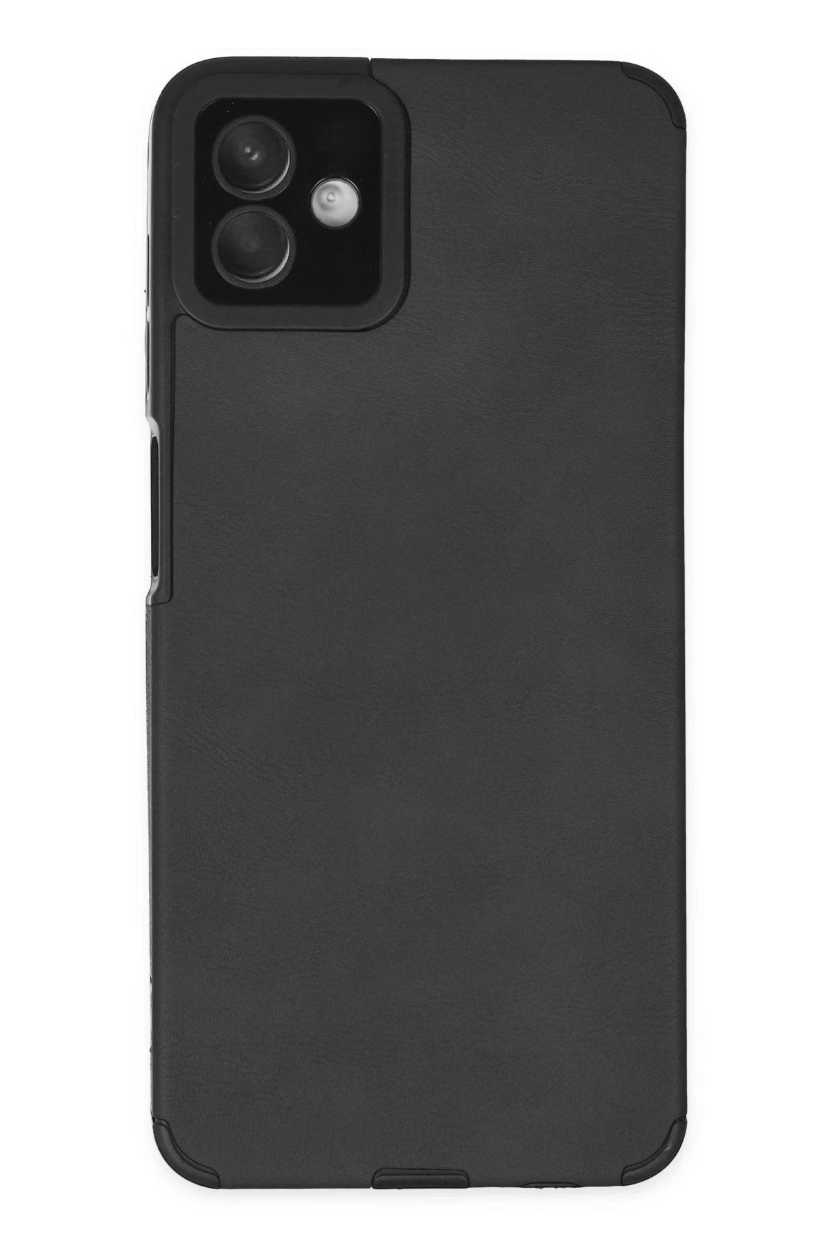 NewFace Samsung Galaxy A04 Kılıf Loop Deri Silikon - Siyah HNZRN