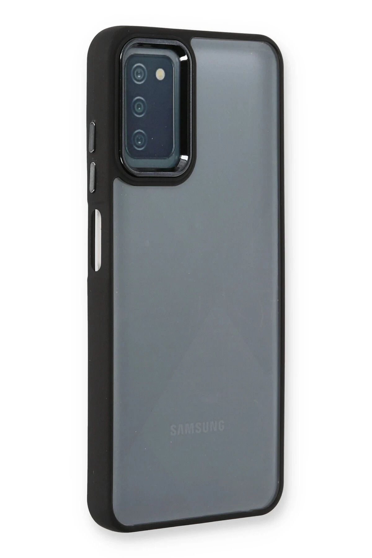 NewFace Samsung Galaxy A03S Kılıf Dora Kapak - Siyah JOJUA
