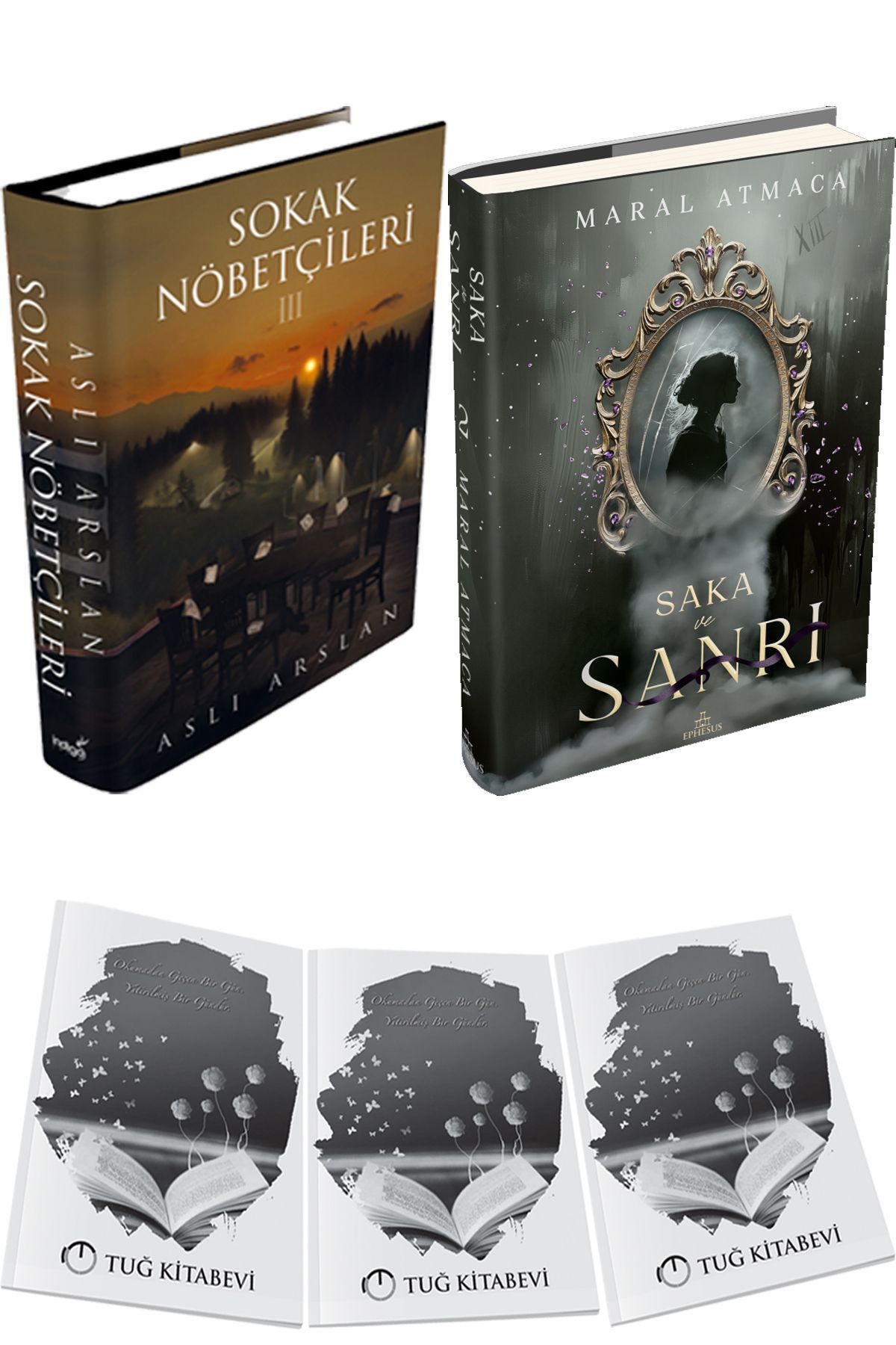 İndigo Kitap Sokak Nöbetçileri 3 Ciltli ve Saka ve Sanrı 2 Ciltli + Hediyeli