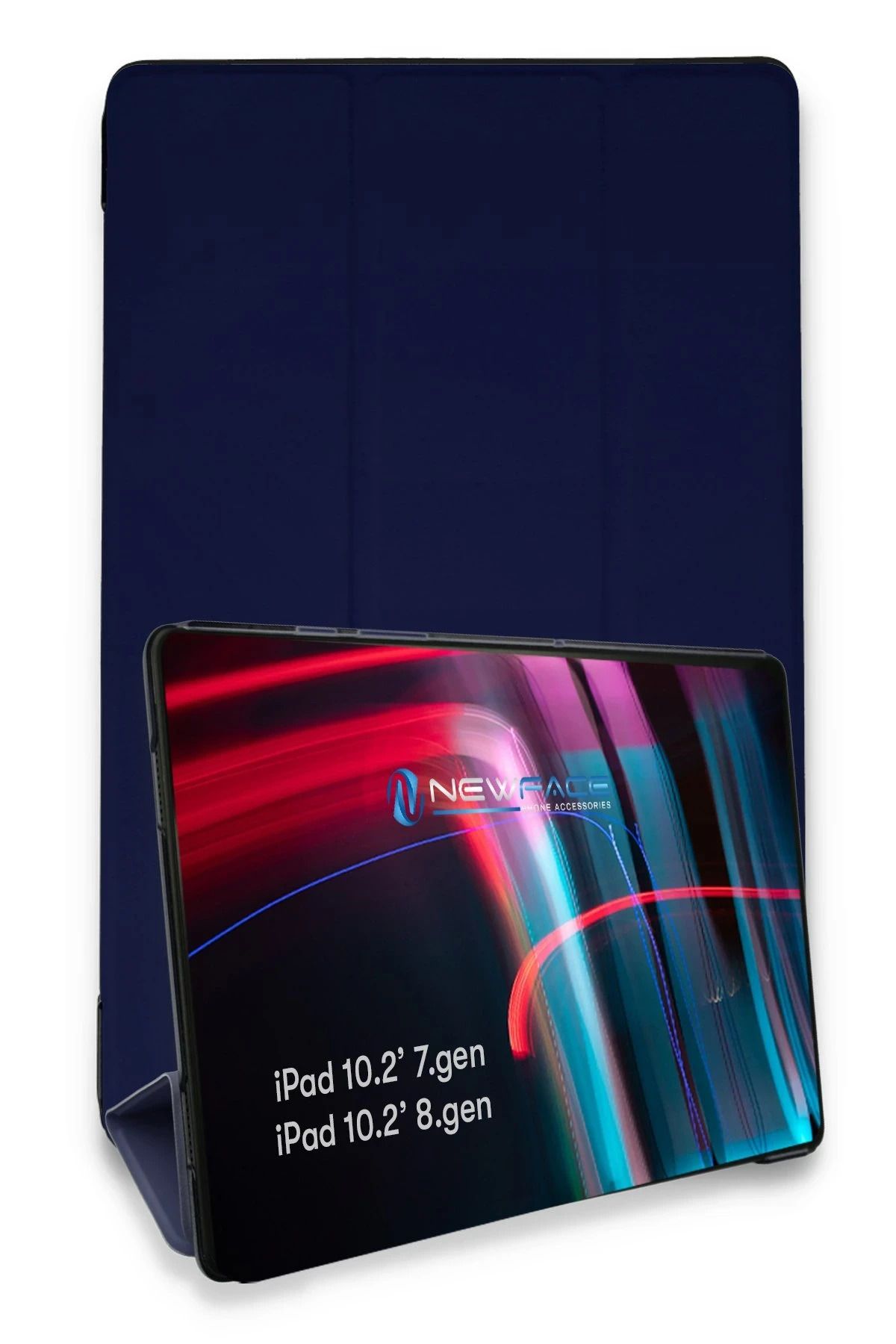 NewFace iPad 10.2 (7.nesil) Kılıf Tablet Smart Kılıf - Lacivert BSTMY