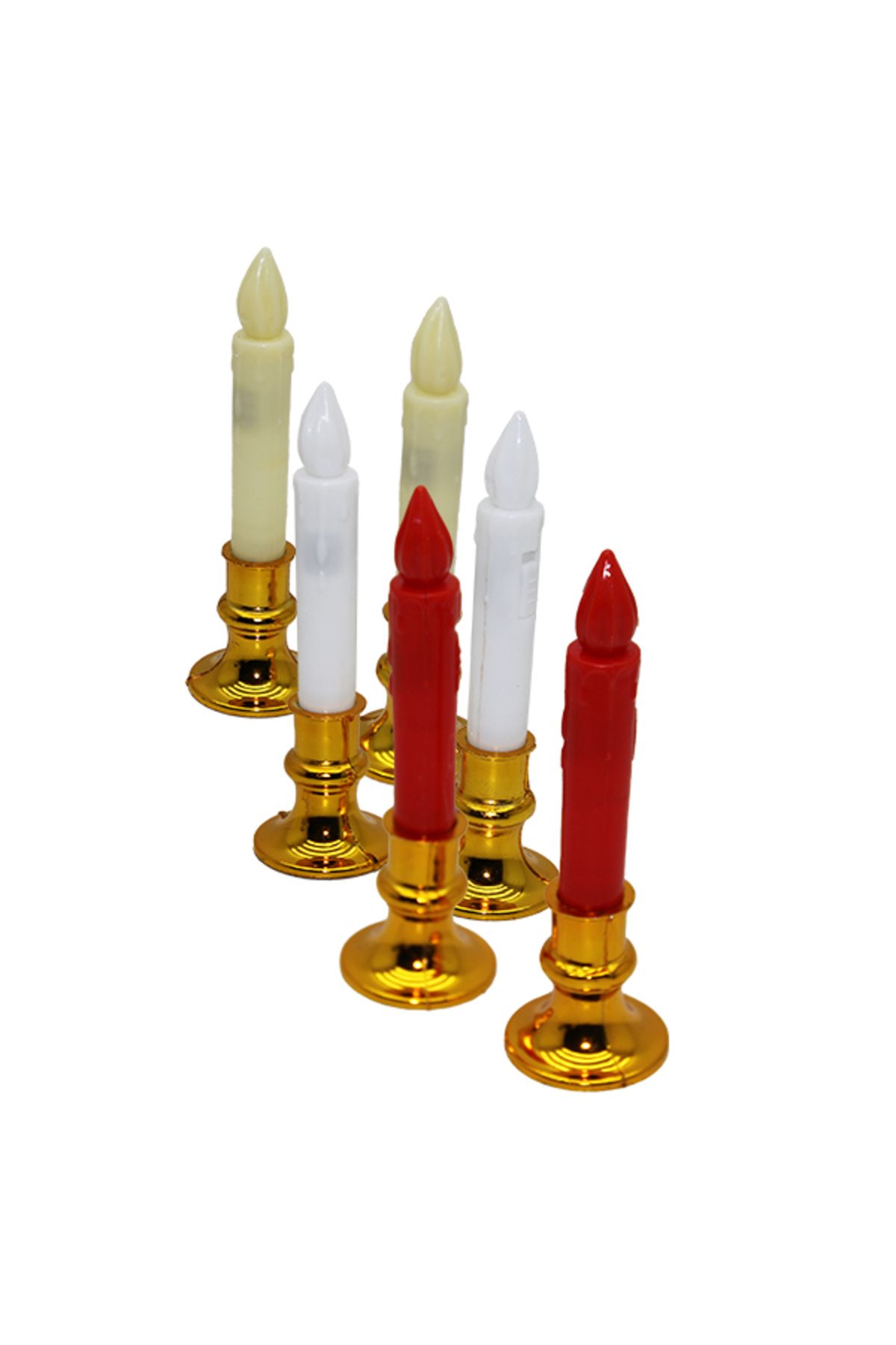 STOREMAX MU-ARTSHOP 2 PARÇA ŞAMDANLI PİLLİ LED MUM DEKORATİF tnca 871301