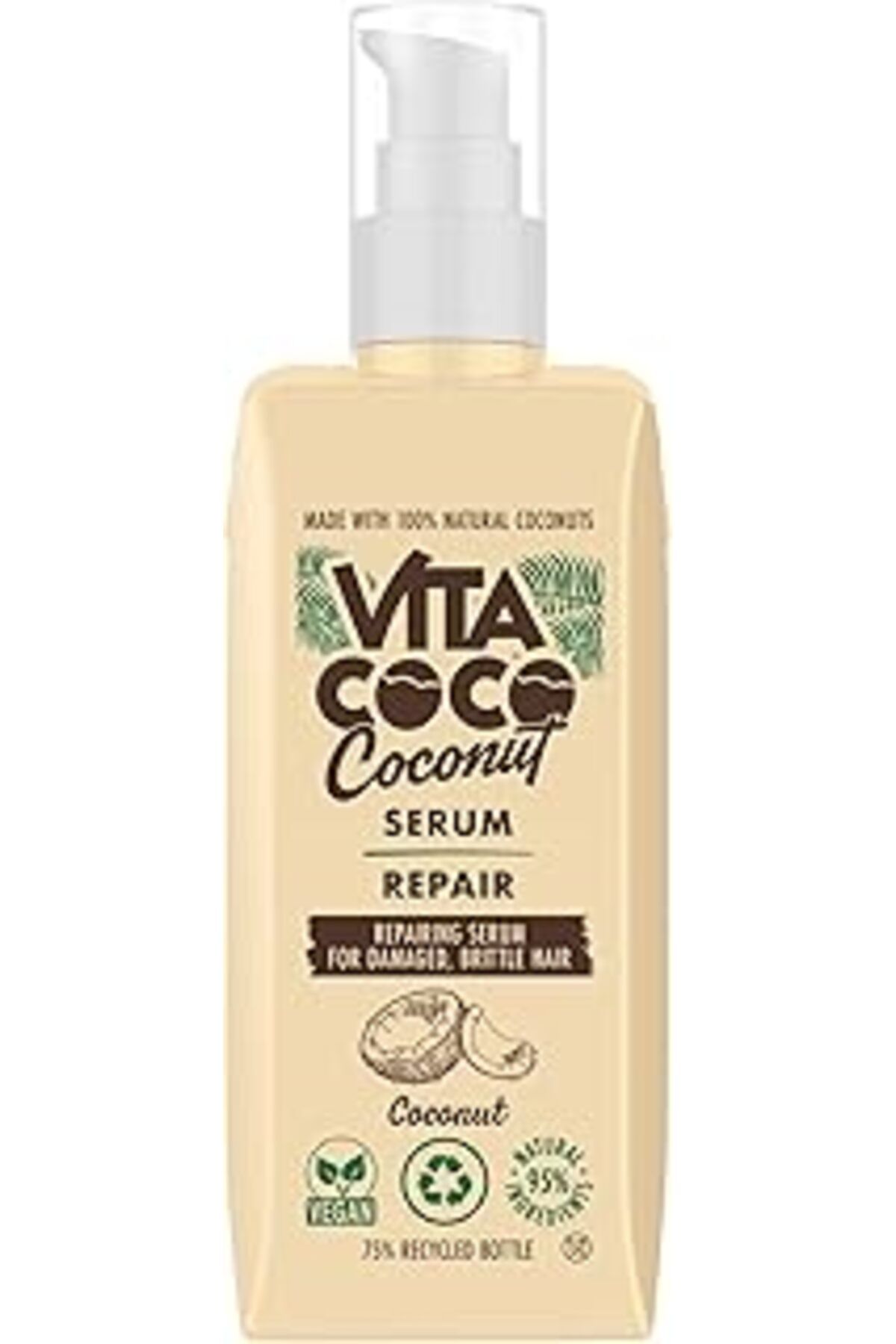 DENİZBİLİŞİM Vita Coco Coconut Repair Serum 150 ml (İŞLEM GÖRMÜŞ, ZARAR GÖRMÜŞ SAÇLAR IÇİN ONARICI SERUM)