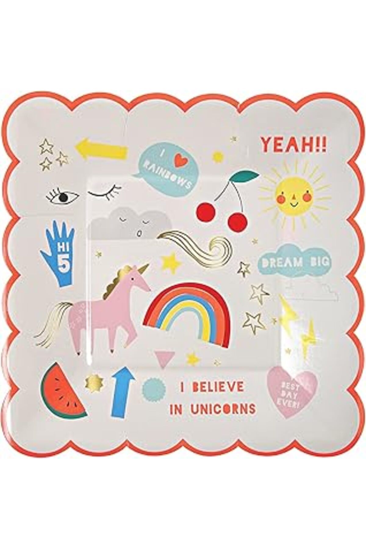 karadağsb Meri Meri 143722 Meri Meri Unicorn Tabak (S)