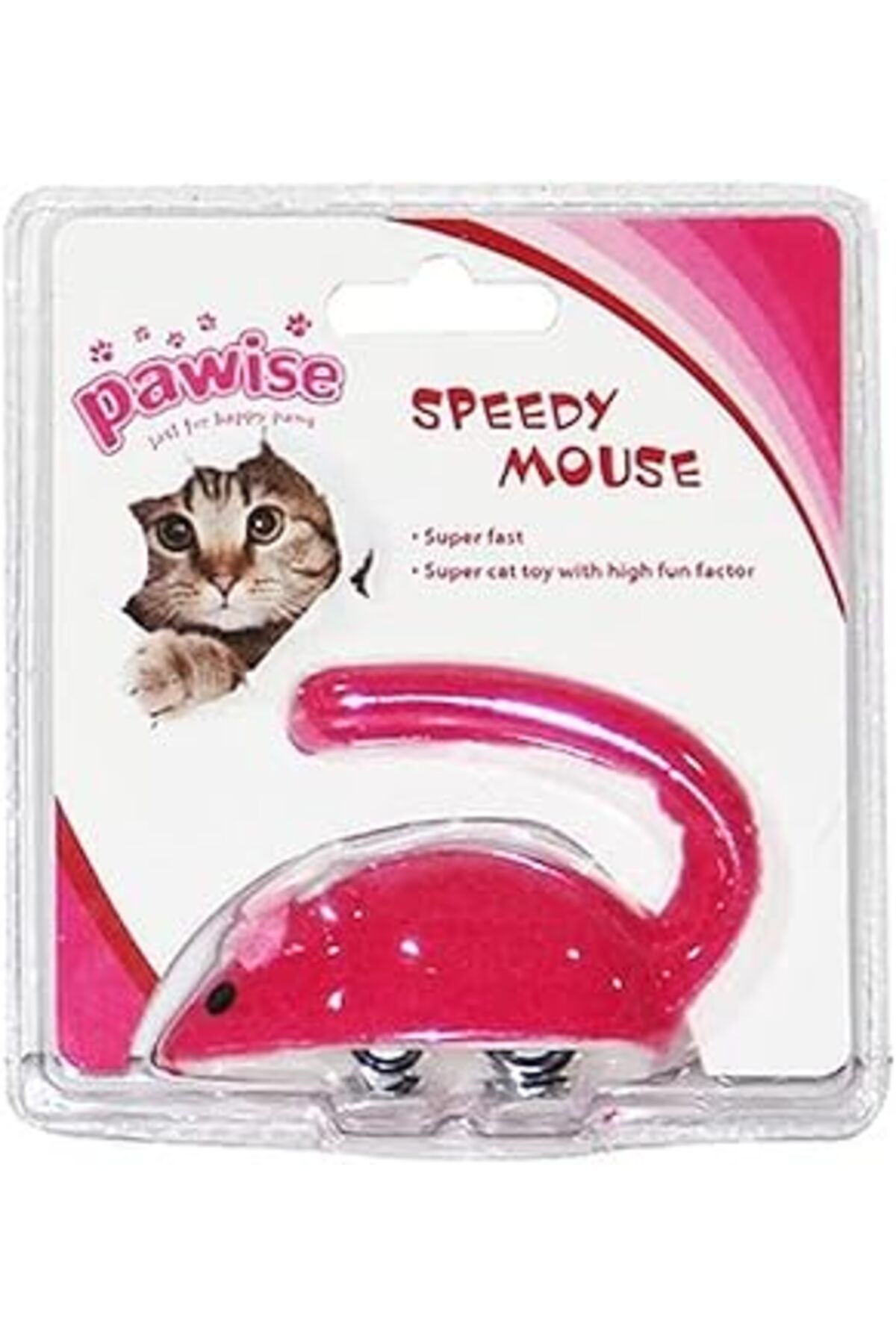 Mu Art Pawise Kurmalı Peluş Fare Oyuncağı 9 Cm