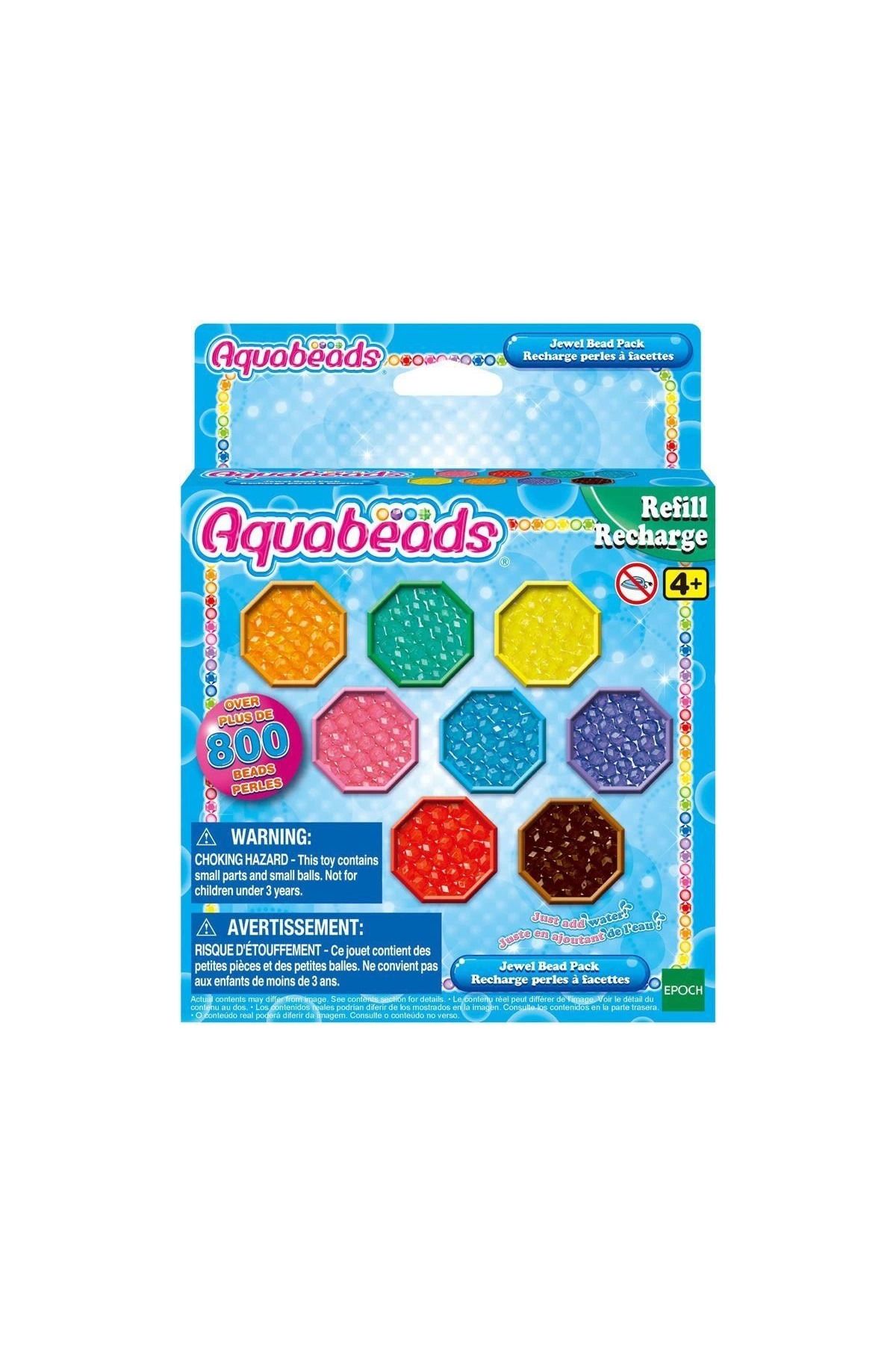 Eldenör 31520 Epoch Aquabeads Kristal Boncuk Paketi - Yedek Paket, 800 Parça +4 Yaş