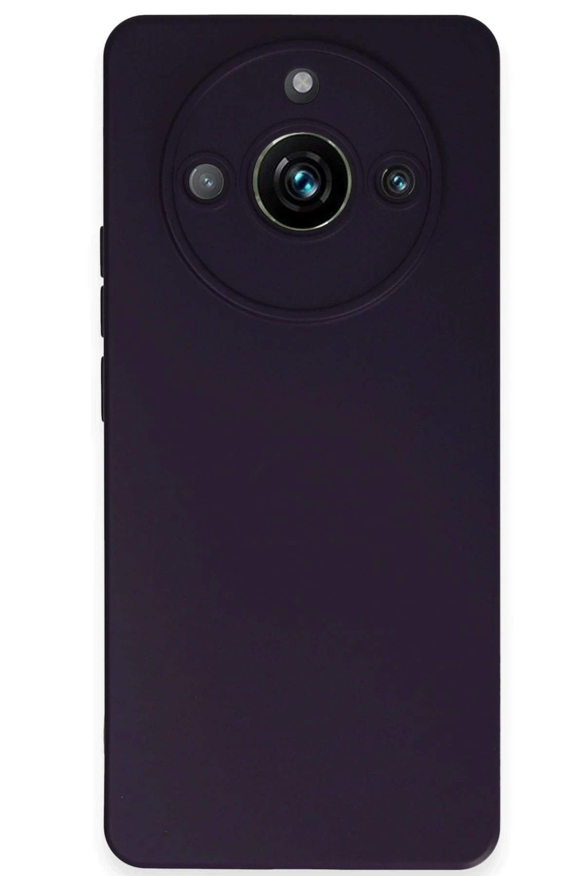 NewFace Realme 11 Pro Kılıf Nano içi Kadife Silikon - Mor HNZRN