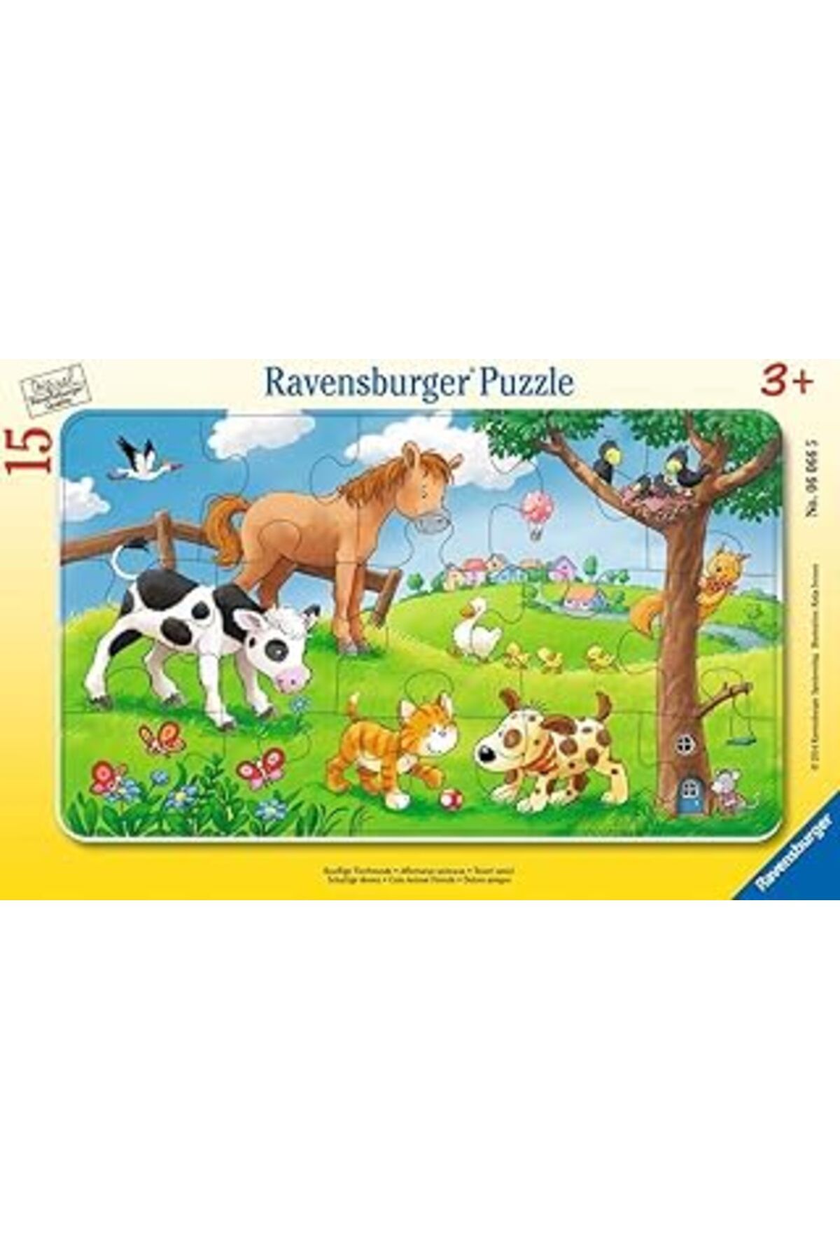 karadağsb Ravensburger Yapboz, Cuddly Friends, 15 Parça