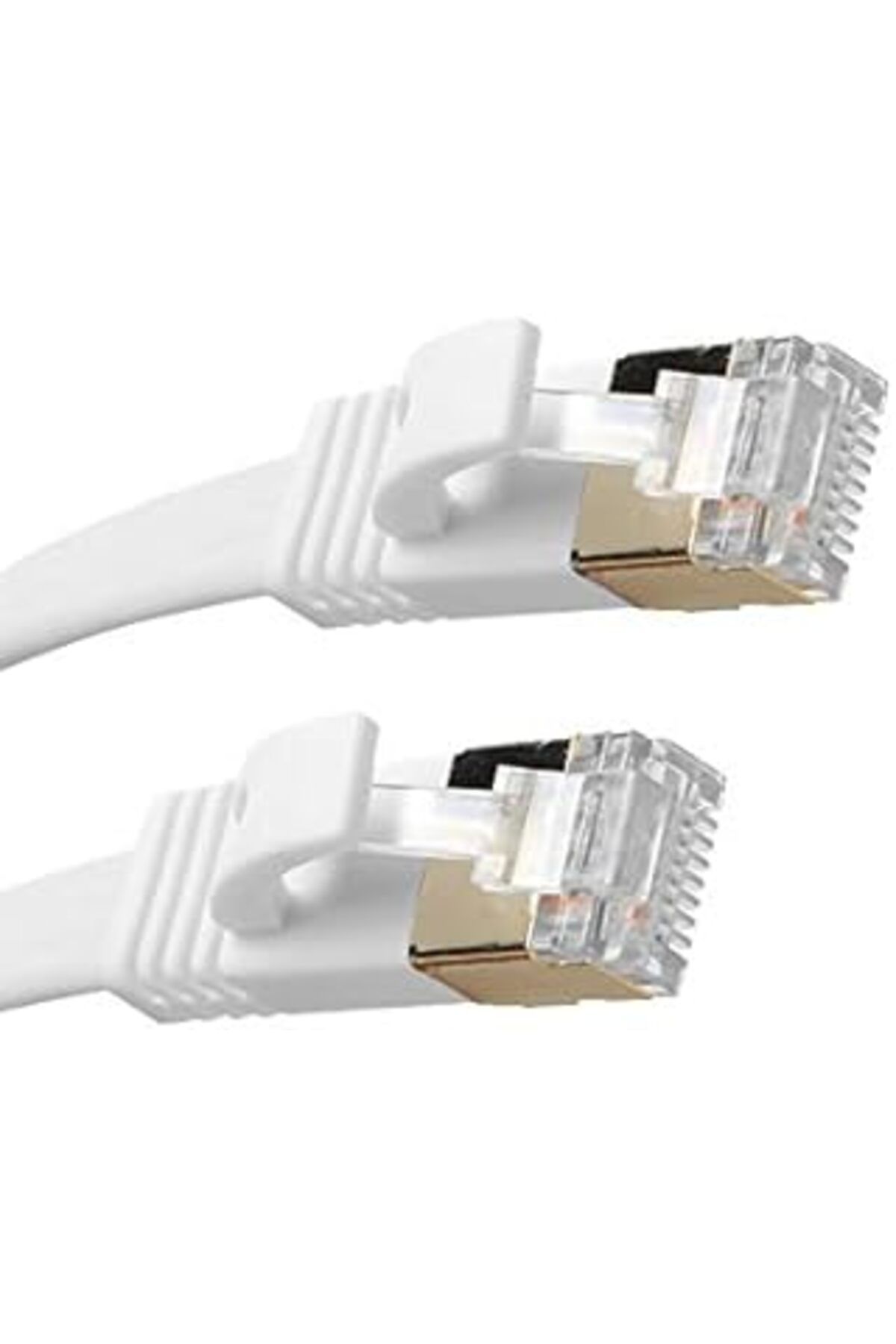 Pazarcan Dark 3M Cat7 Bc Awg30 Ftp Beyaz Slim Patch Network Kablosu (Dk Cb Nt7F300W)