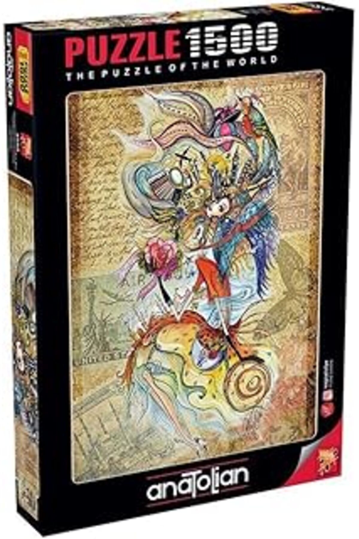karadağsb Anatolian Puzzle - Dünyayı Gezen Çerkes Kızı / 1500 Parça, #4560