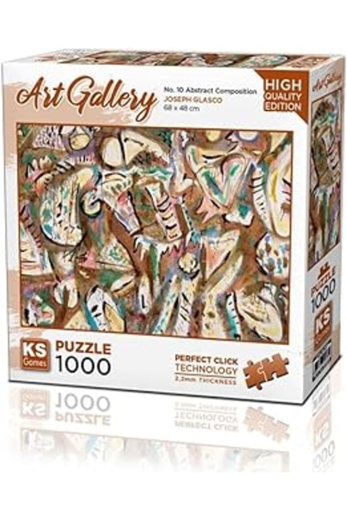 nazeninstoğu Ks Games 1000 Parça No.10 Abstract Composition Puzzle