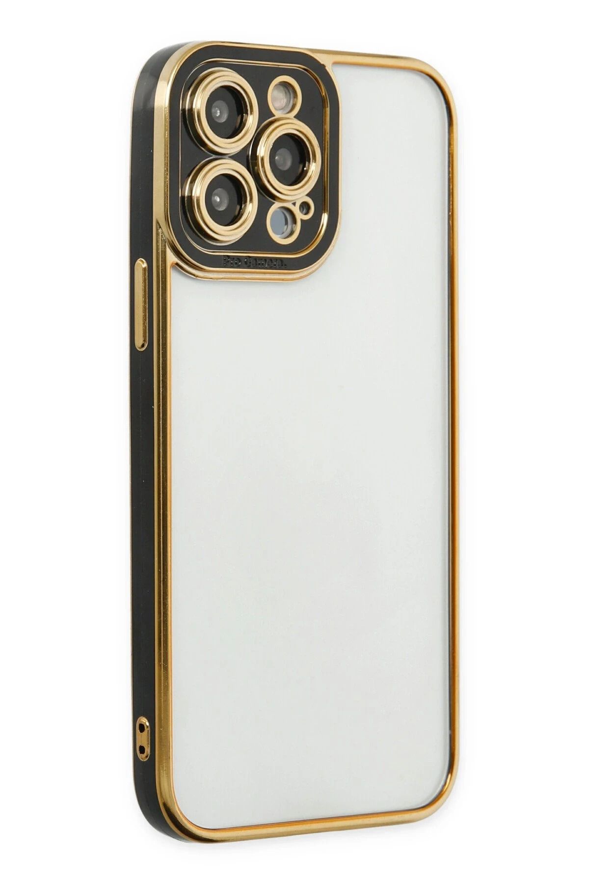 NewFace iPhone 14 Pro Kılıf Liva Lens Silikon - Siyah JOJUA