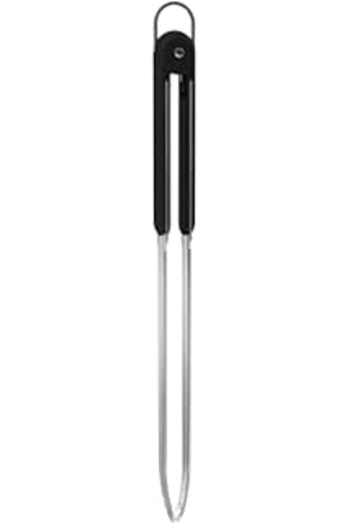 Mu Art Barbecook Paslanmaz Çelik Maşa Siyah 42 Cm