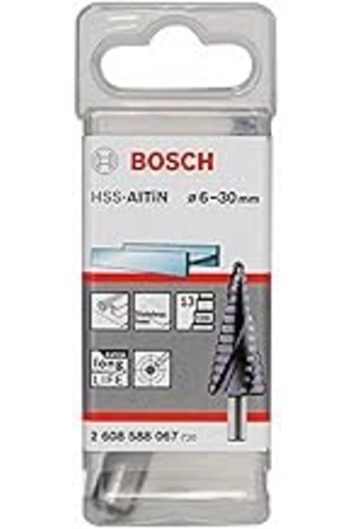 Pİ GLOBAL Bosch Professional Kademeli Matkap Hss-Altin 3 Yüzeyli Şaftlı (Ø 6-30 Mm, 13 Kademeli)