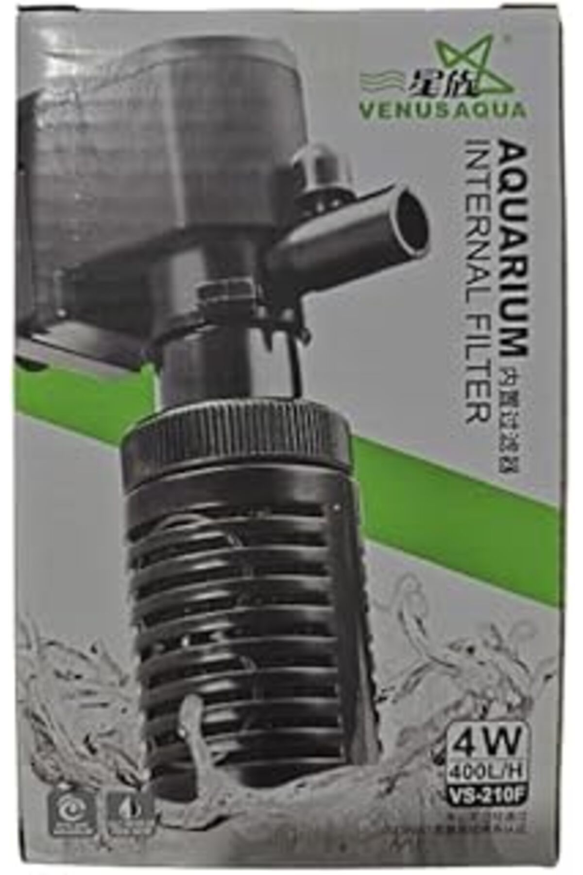 Pazarcan Venusaqua Vs-210F Akvaryum Iç Filtresi 400 Lt/H 4W