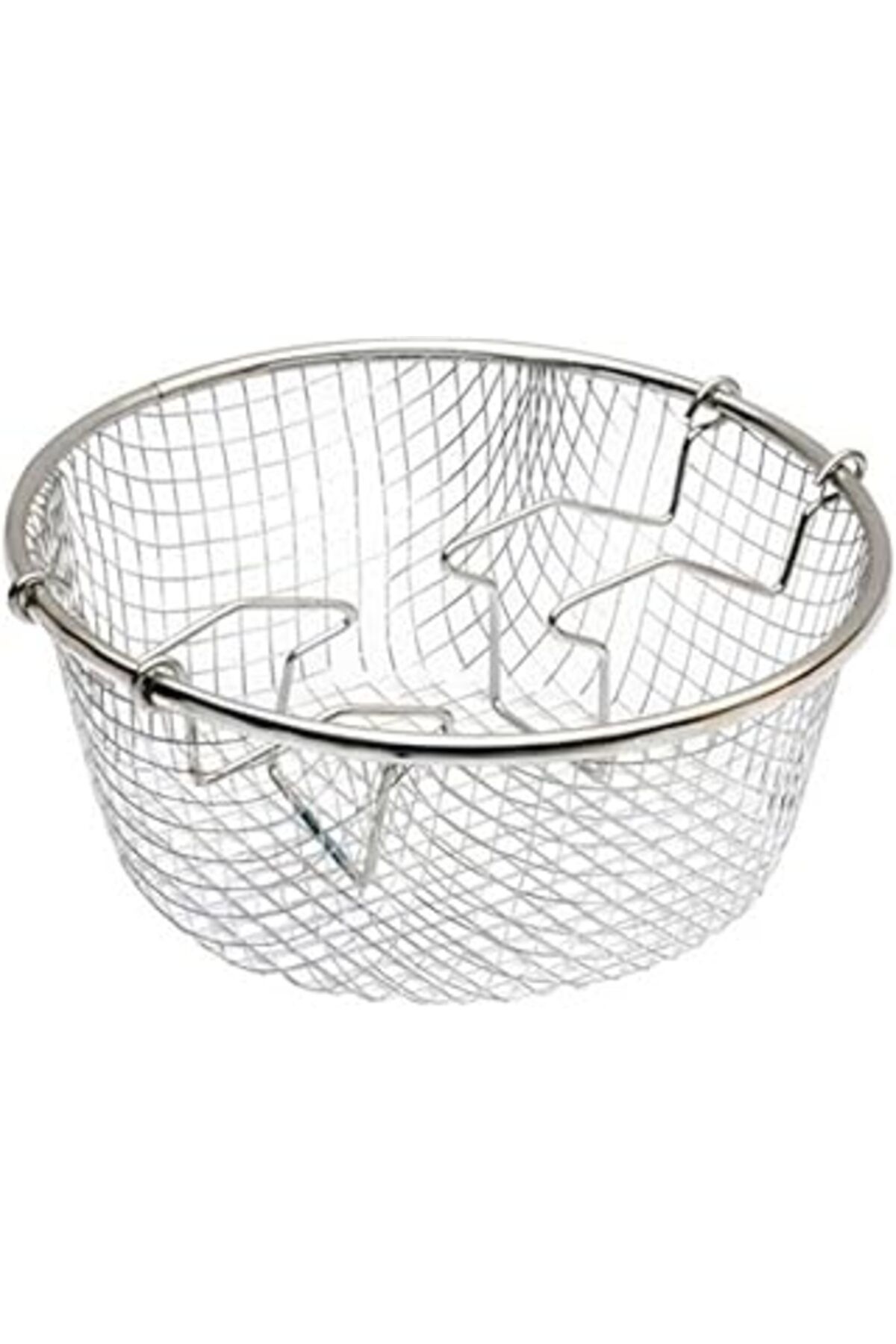 karadağsb 5Dm-Hareketli Çift Kulplu Cips Kızartma Teli Patates Kızartma 20 Cm