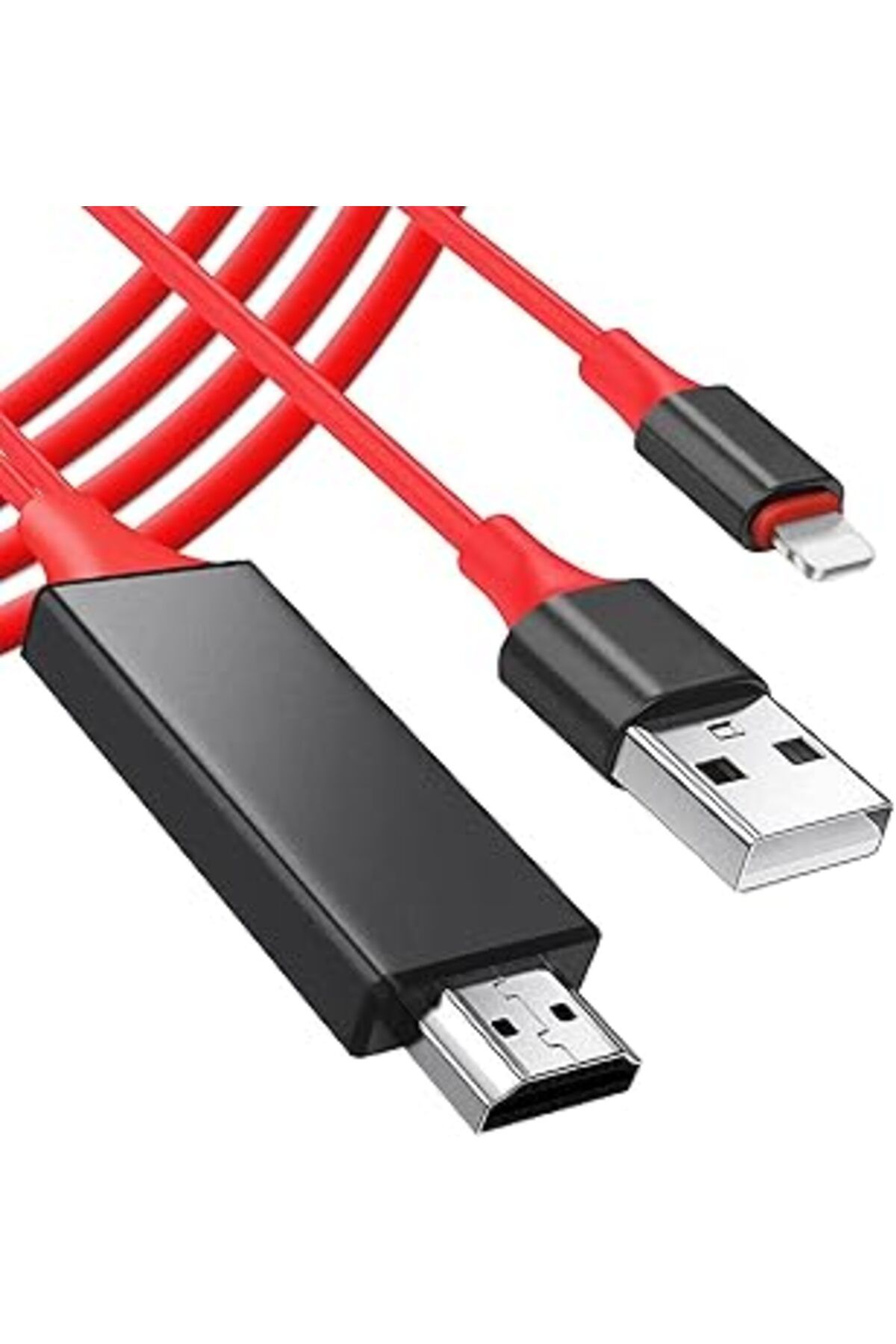 Mu Art Iphone - Hdmi Adaptör Kablosu Ile Uyumlu [Apple Mfi Sertifikalı] Hdmi Adaptörü Iphone Ipad Ipod Tv